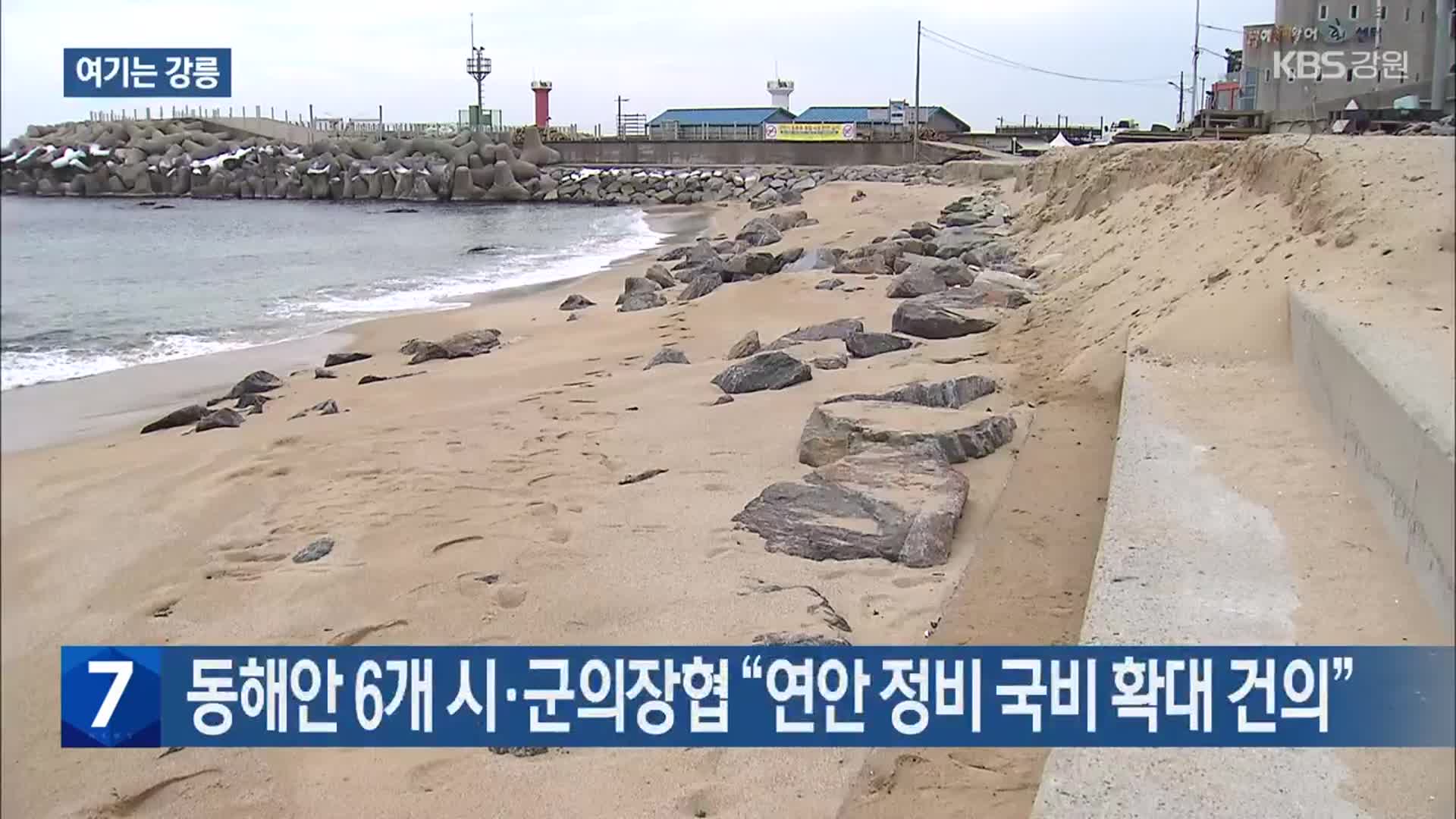 [여기는 강릉] 동해안 6개 시·군의장협 “연안 정비 국비 확대 건의” 외
