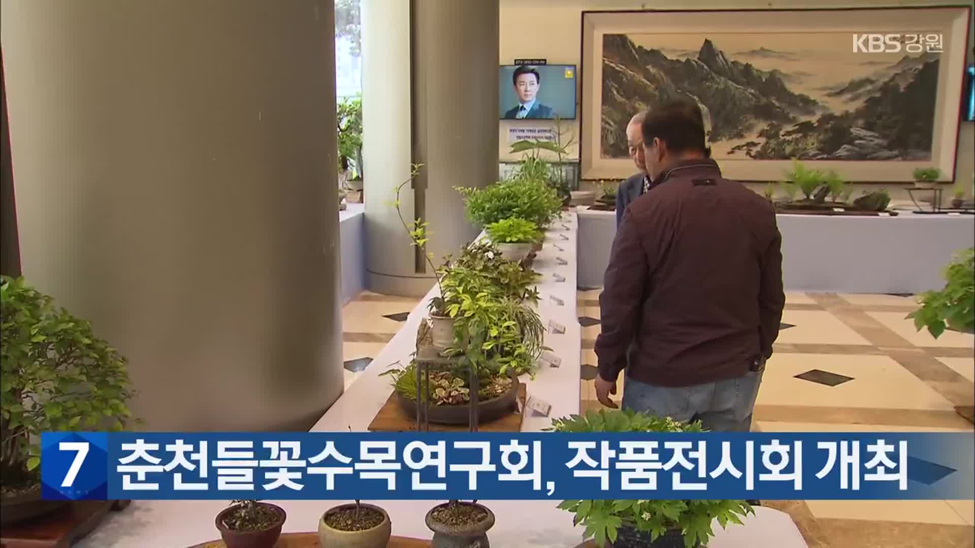 춘천들꽃수목연구회, 작품전시회 개최