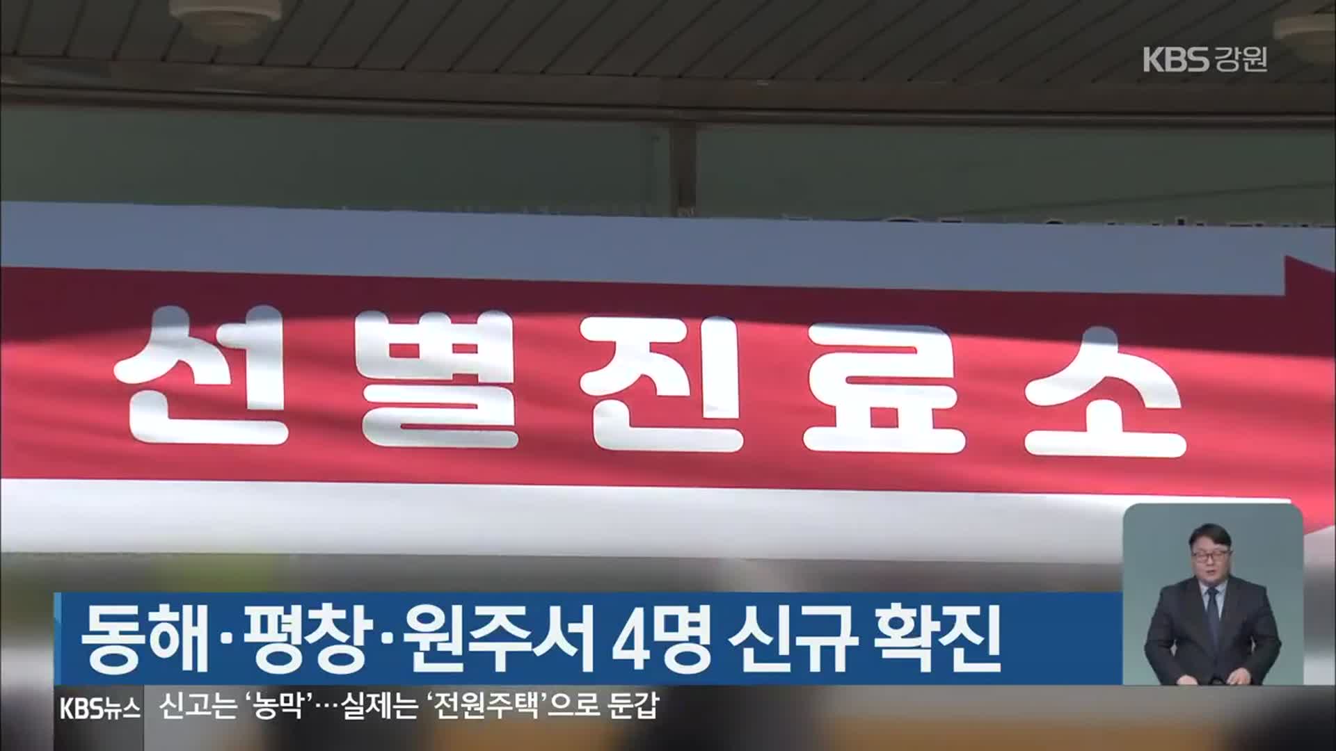 동해·평창·원주서 4명 신규 확진