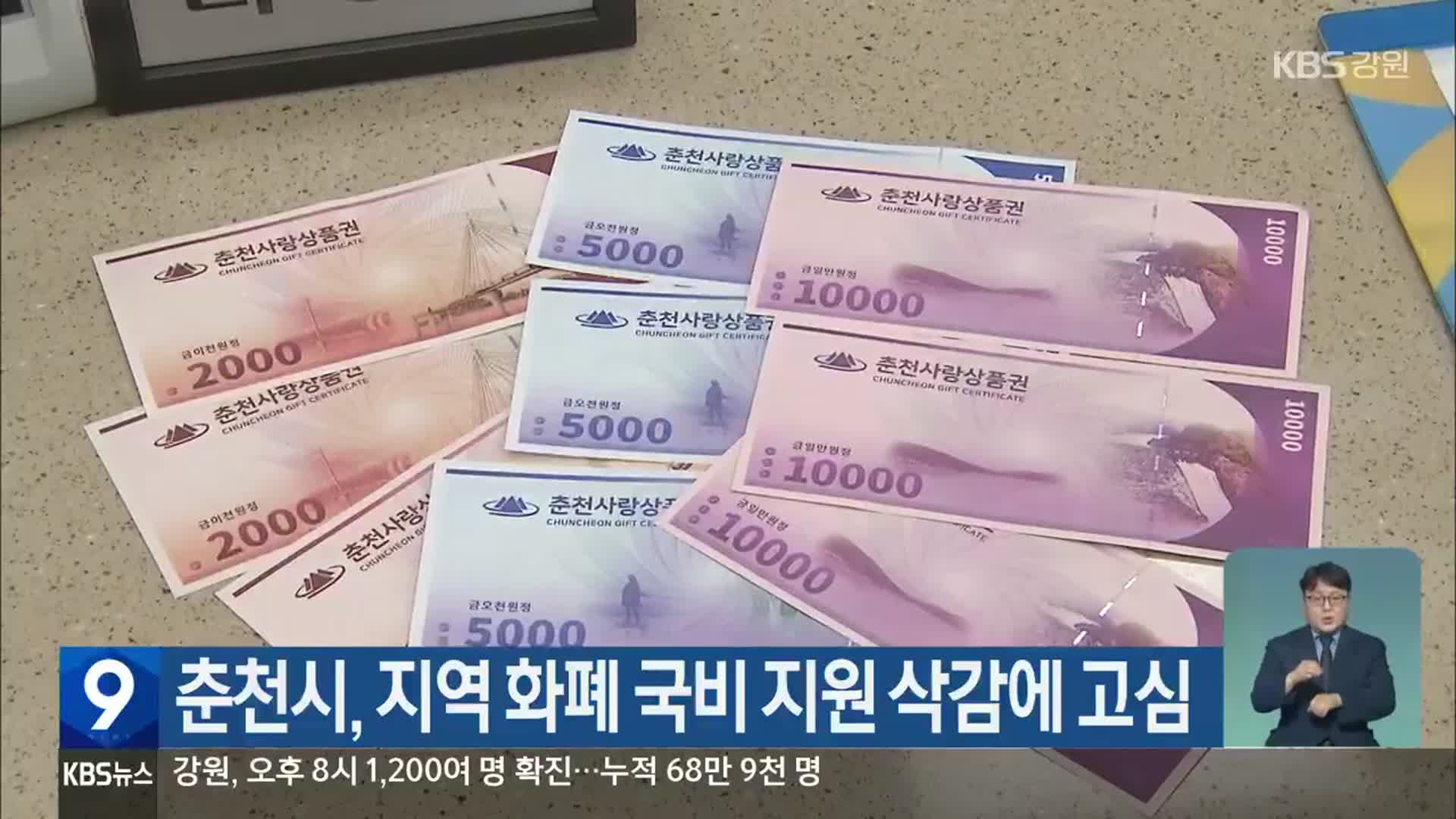 춘천시, 지역 화폐 국비 지원 삭감에 고심