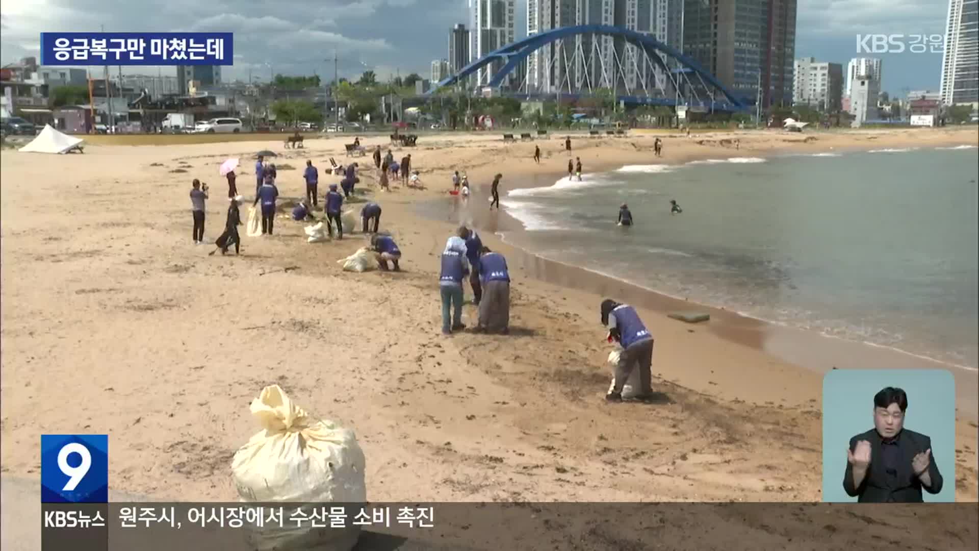 항구복구 시간 필요…추가 태풍·호우 우려