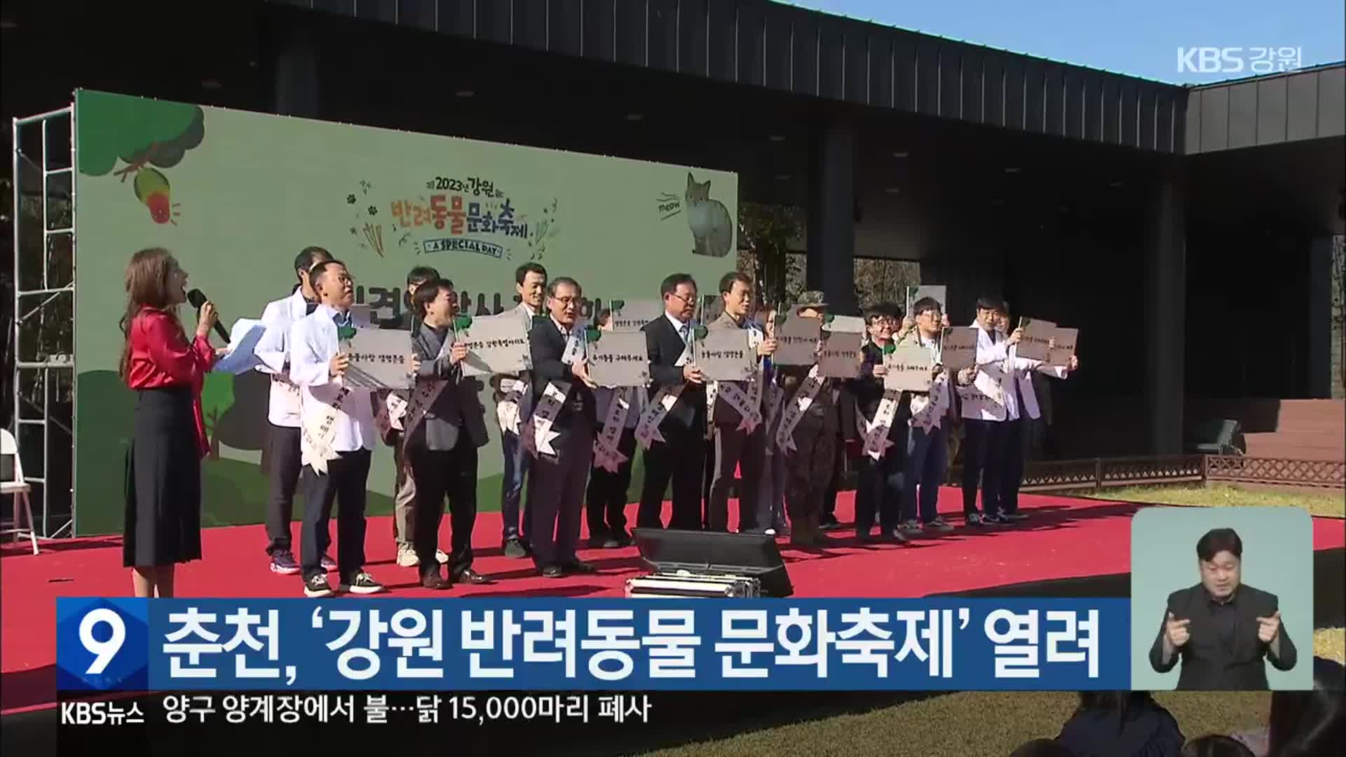 춘천, ‘강원 반려동물 문화축제’ 열려
