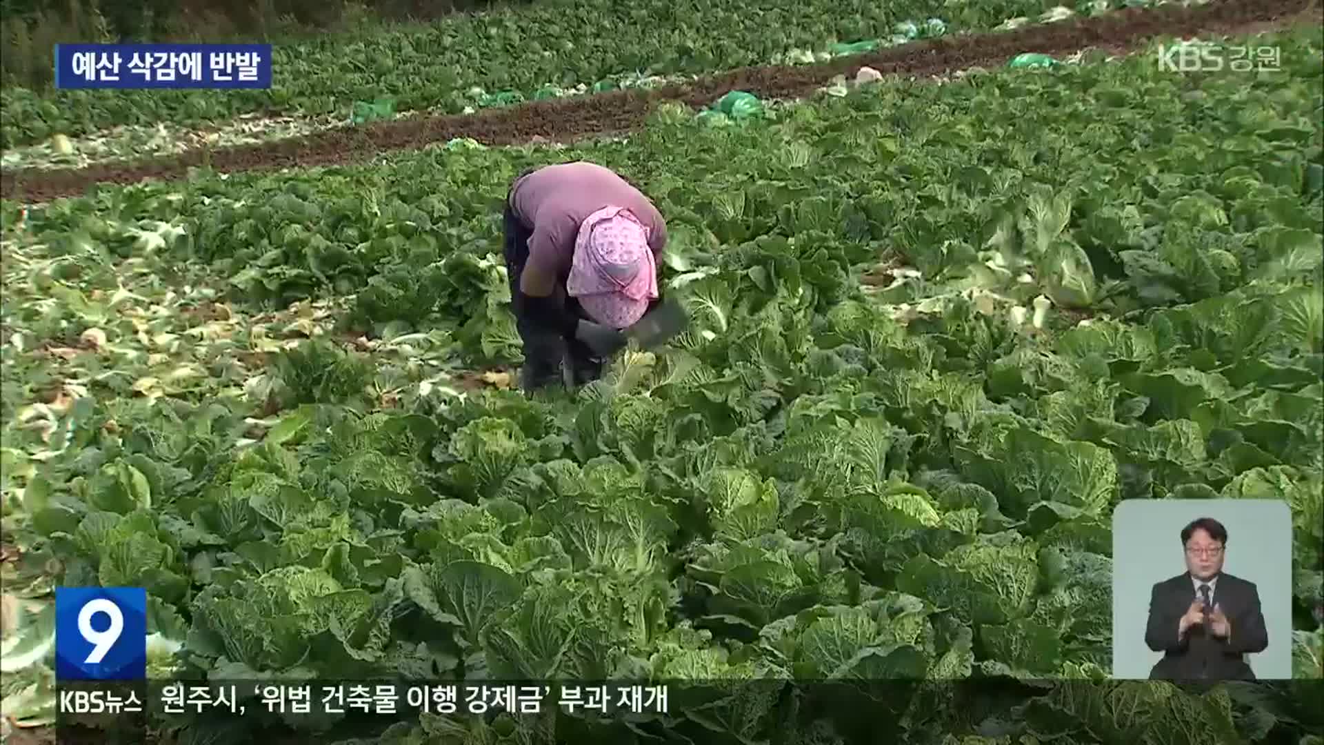 여성 농업인 복지·농업 연구 예산 줄삭감에 우려