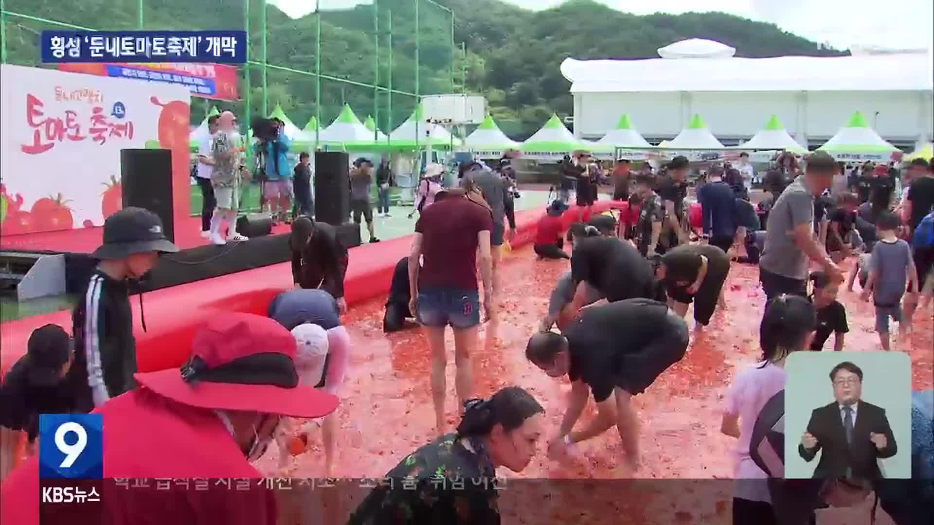 횡성 ‘둔내토마토축제’ 개막…“고랭지 토마토 맛보러 오세요”