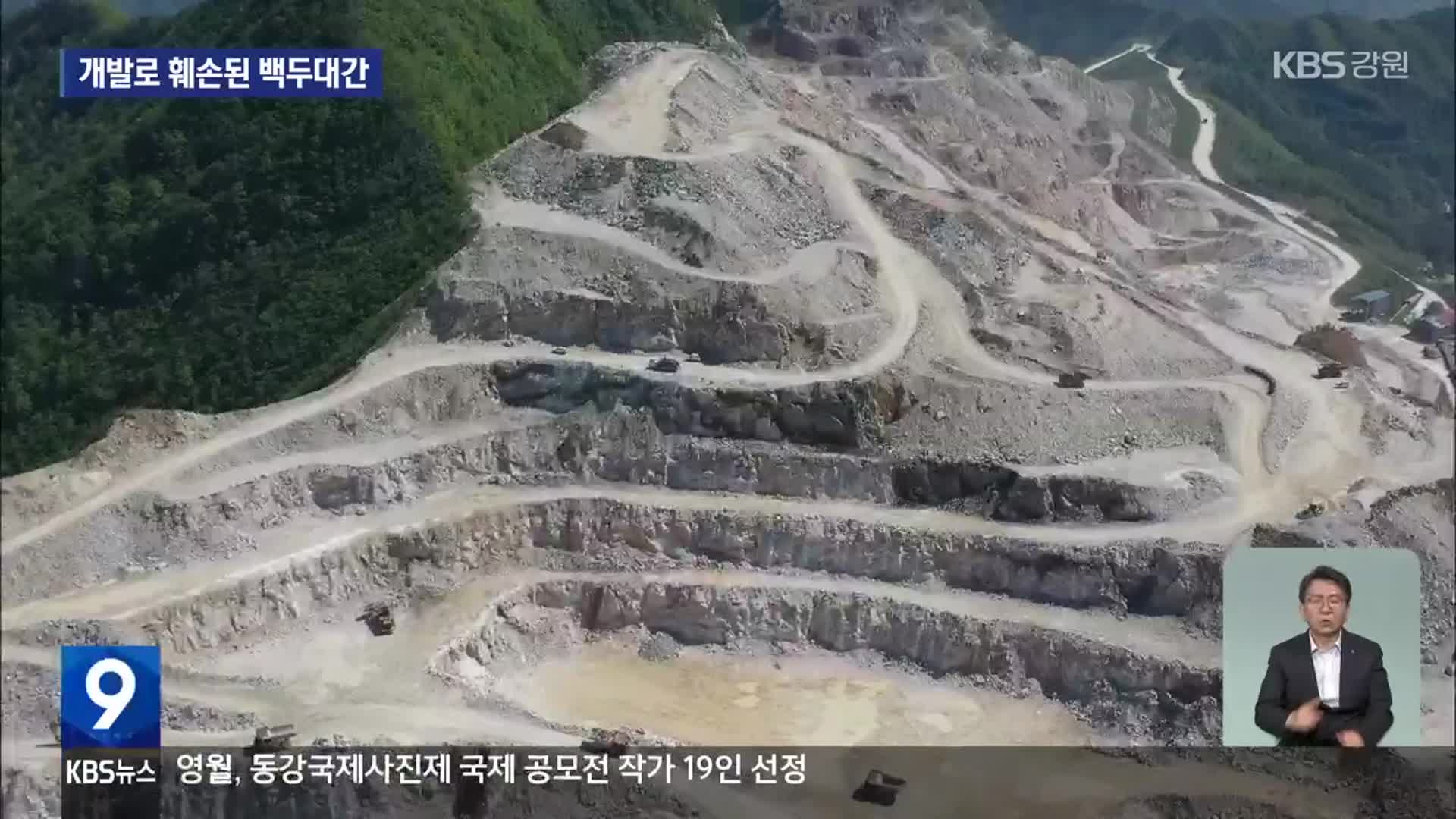 ‘보호지역 지정 20년’ 개발로 훼손되는 백두대간
