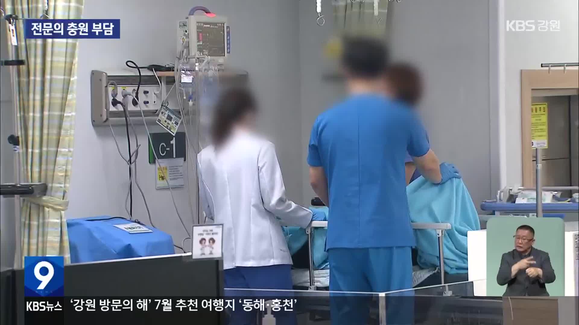 전공의 충원율 5% 수준…전문의 모시기 ‘부담’