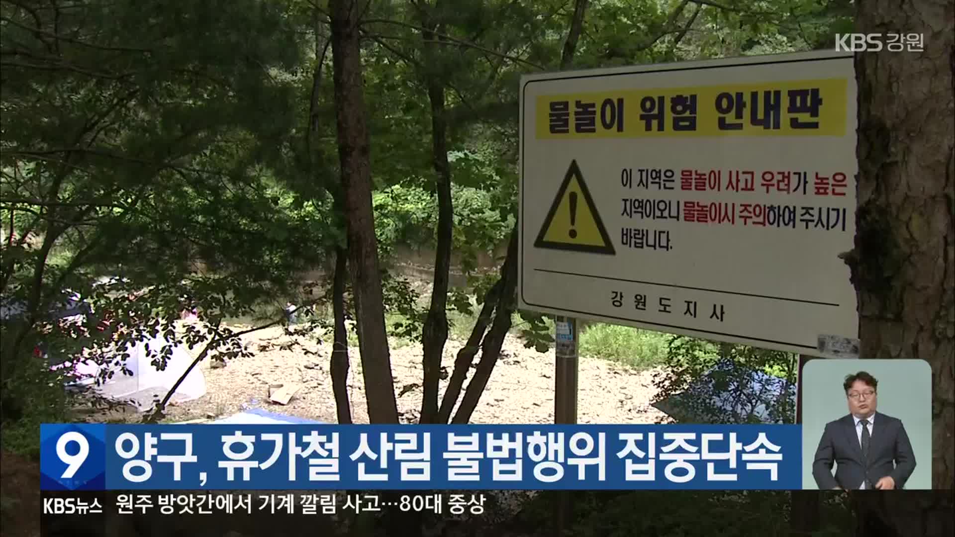 양구, 휴가철 산림 불법행위 집중단속
