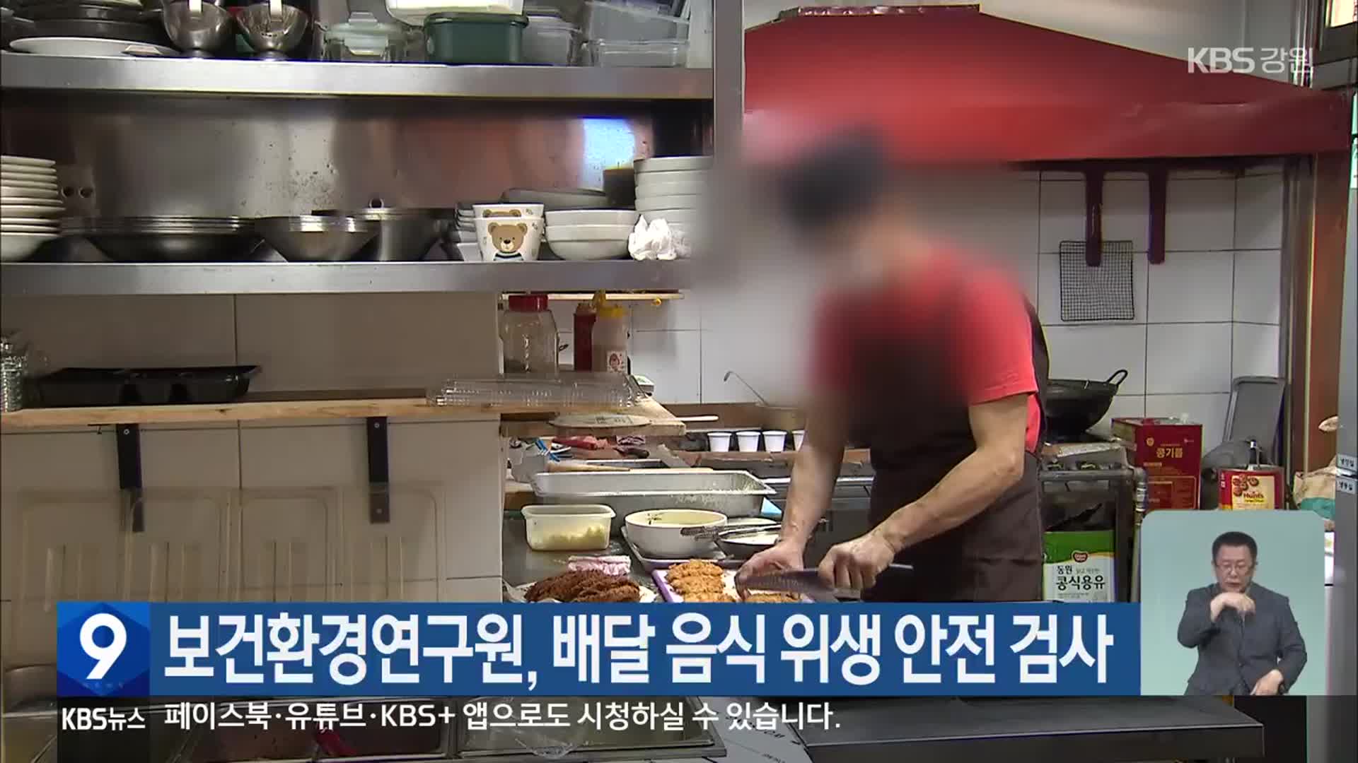 보건환경연구원, 배달 음식 위생 안전 검사