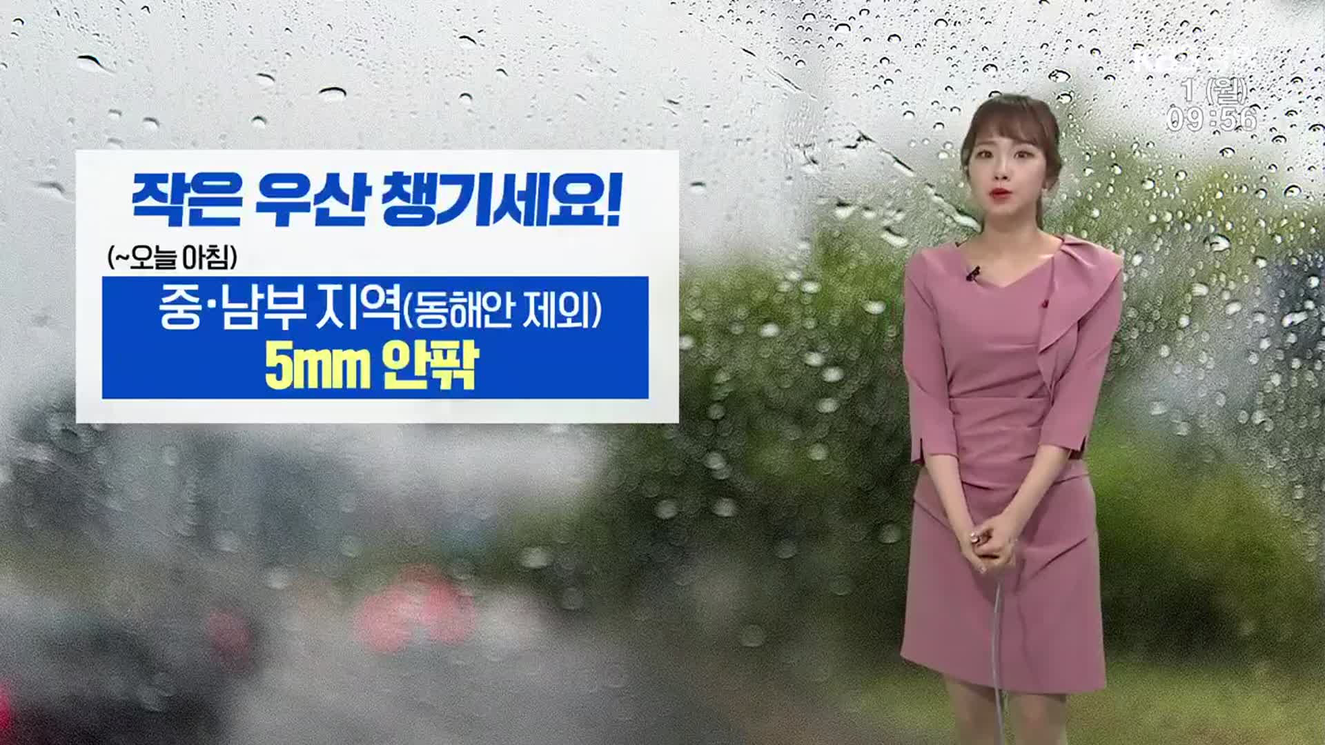 [날씨] ‘작은 우산 챙기세요’…강원 미세먼지 ‘나쁨’