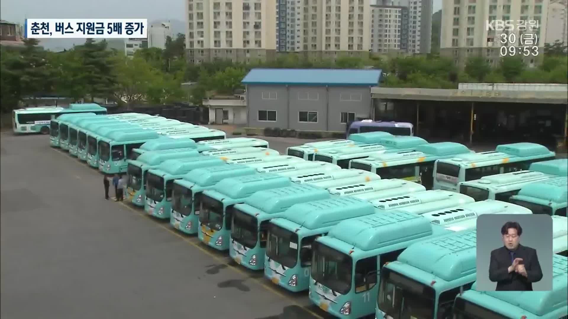 시군비 부담 ‘눈덩이’…춘천 1년 새 5배 늘어