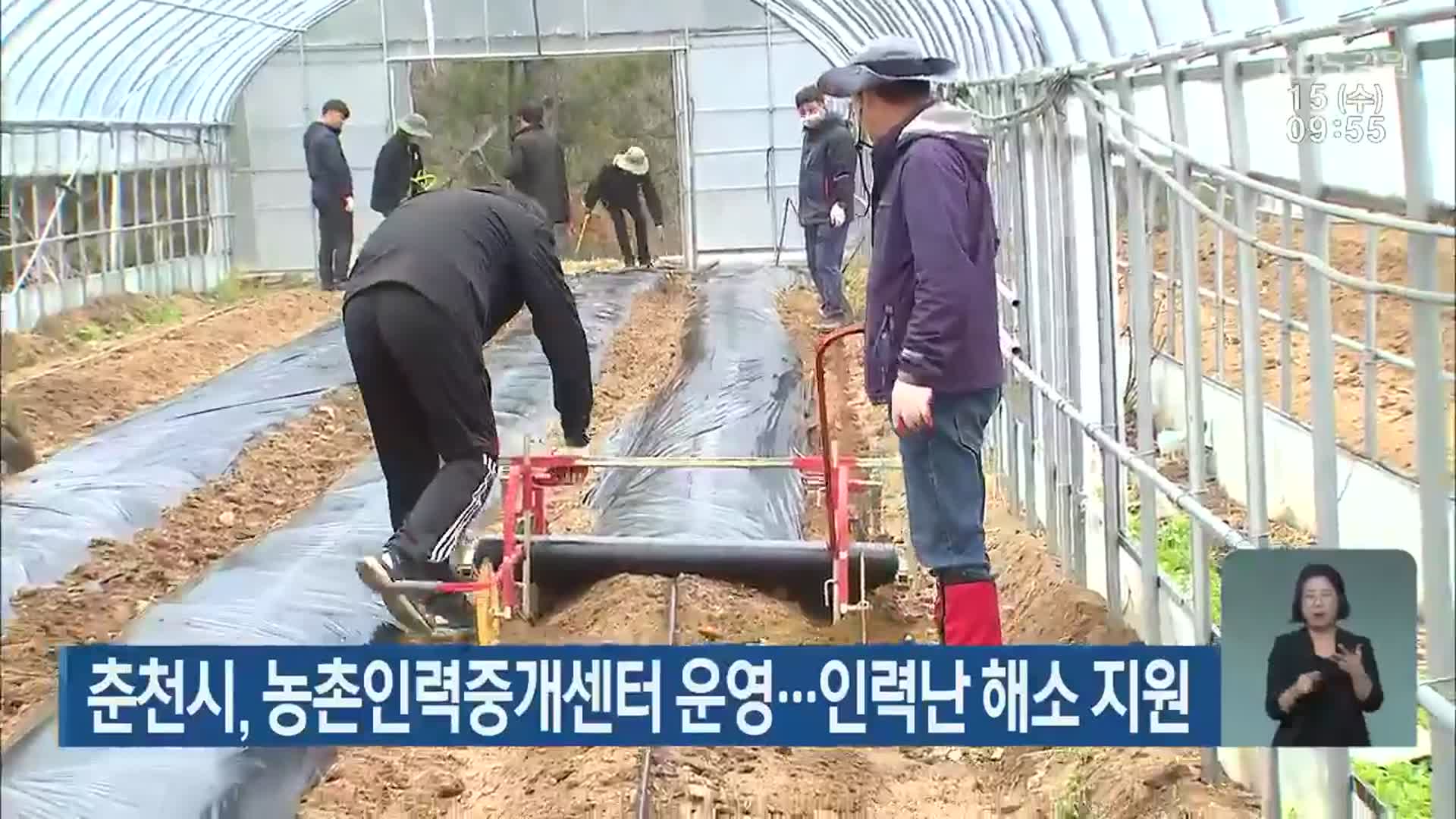 춘천시, 농촌인력중개센터 운영…인력난 해소 지원