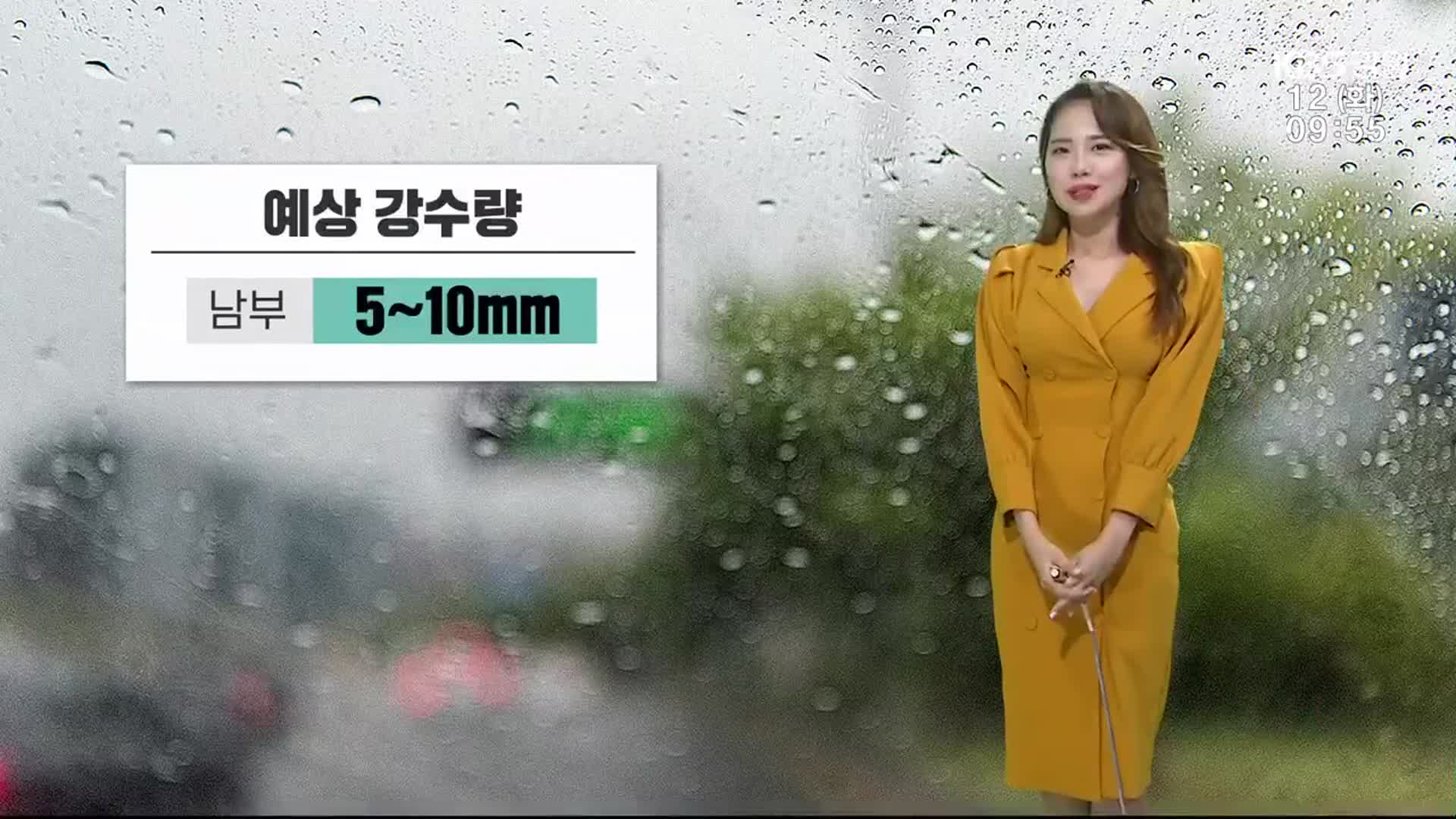 [날씨] 강원 남부지역 우산 챙기세요!…예상강수량 5~10mm