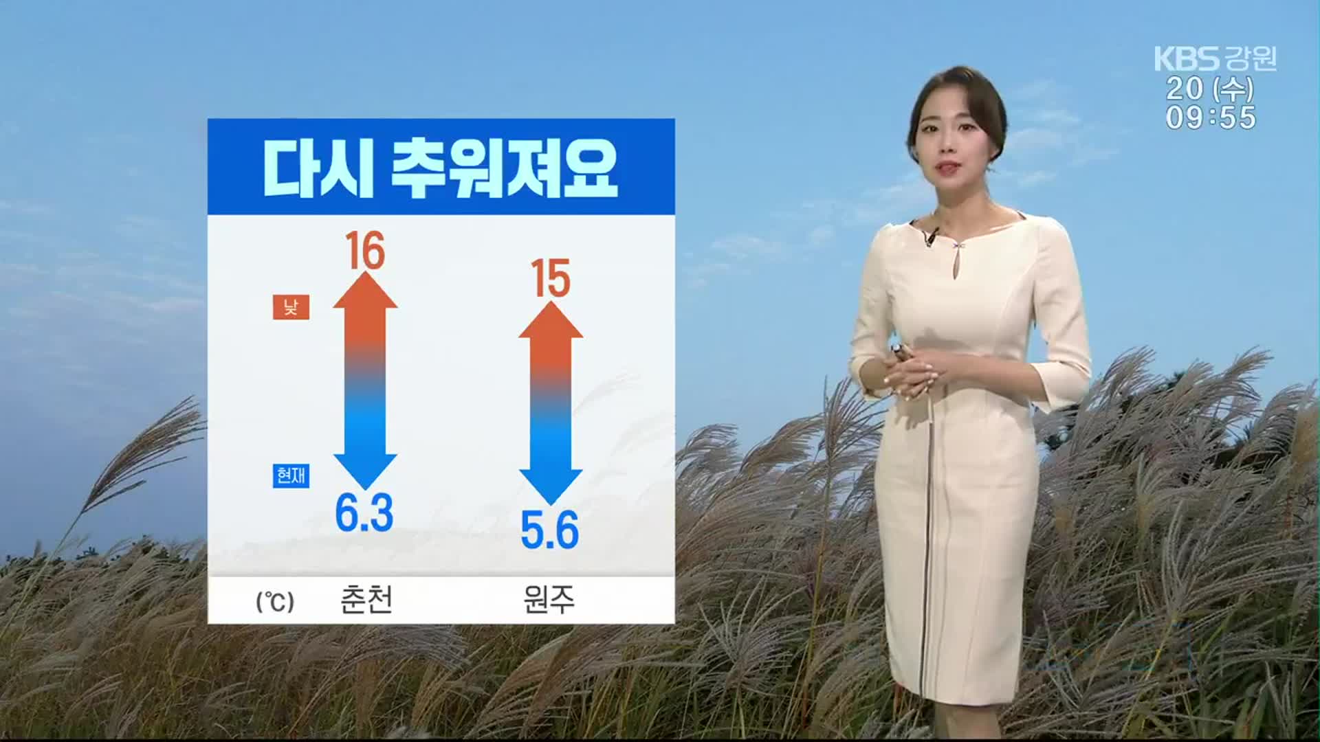 [날씨] 강원, 다시 추워져요!…안개·큰 일교차 ‘주의’