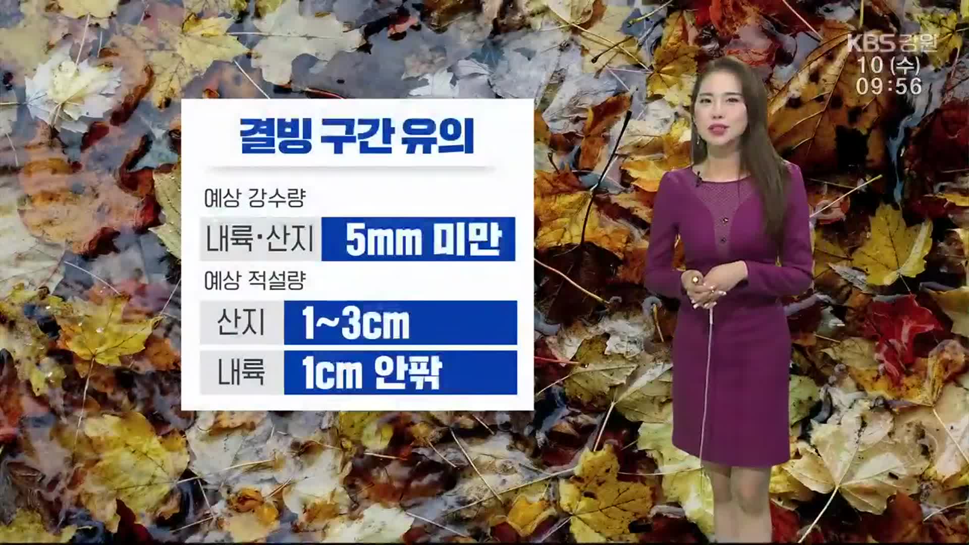 [날씨] 빙판길 유의…강원 내륙·산지 5㎜ 미만 비