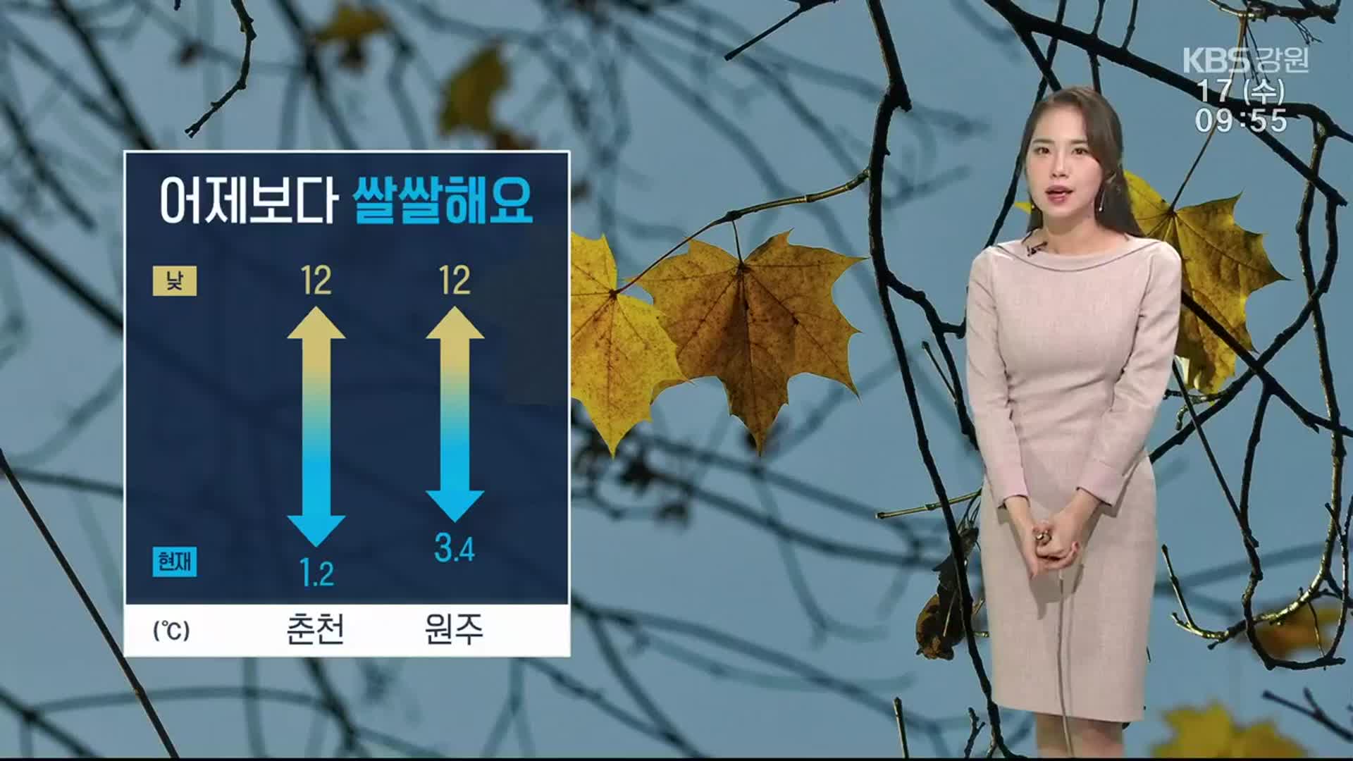 [날씨] 강원 어제보다 ‘쌀쌀’…수능일 큰 일교차 주의