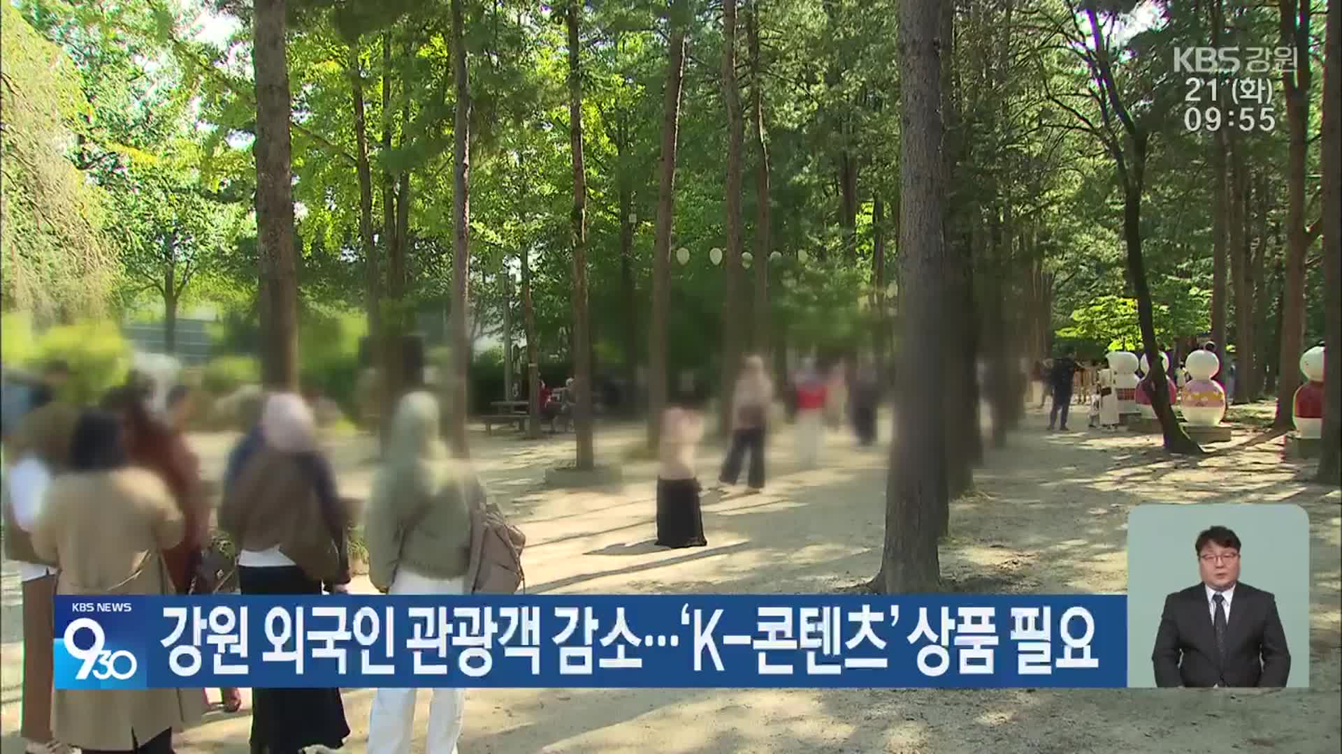 강원 외국인 관광객 감소…‘K-콘텐츠’ 상품 필요