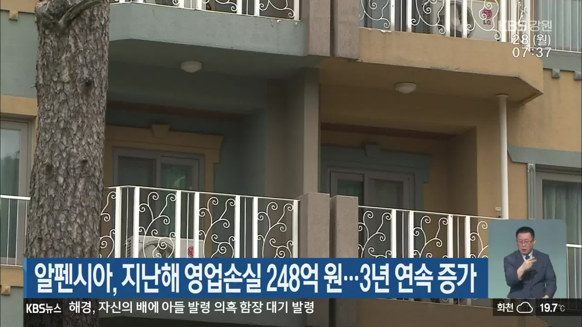 알펜시아, 지난해 영업손실 248억 원…3년 연속 증가