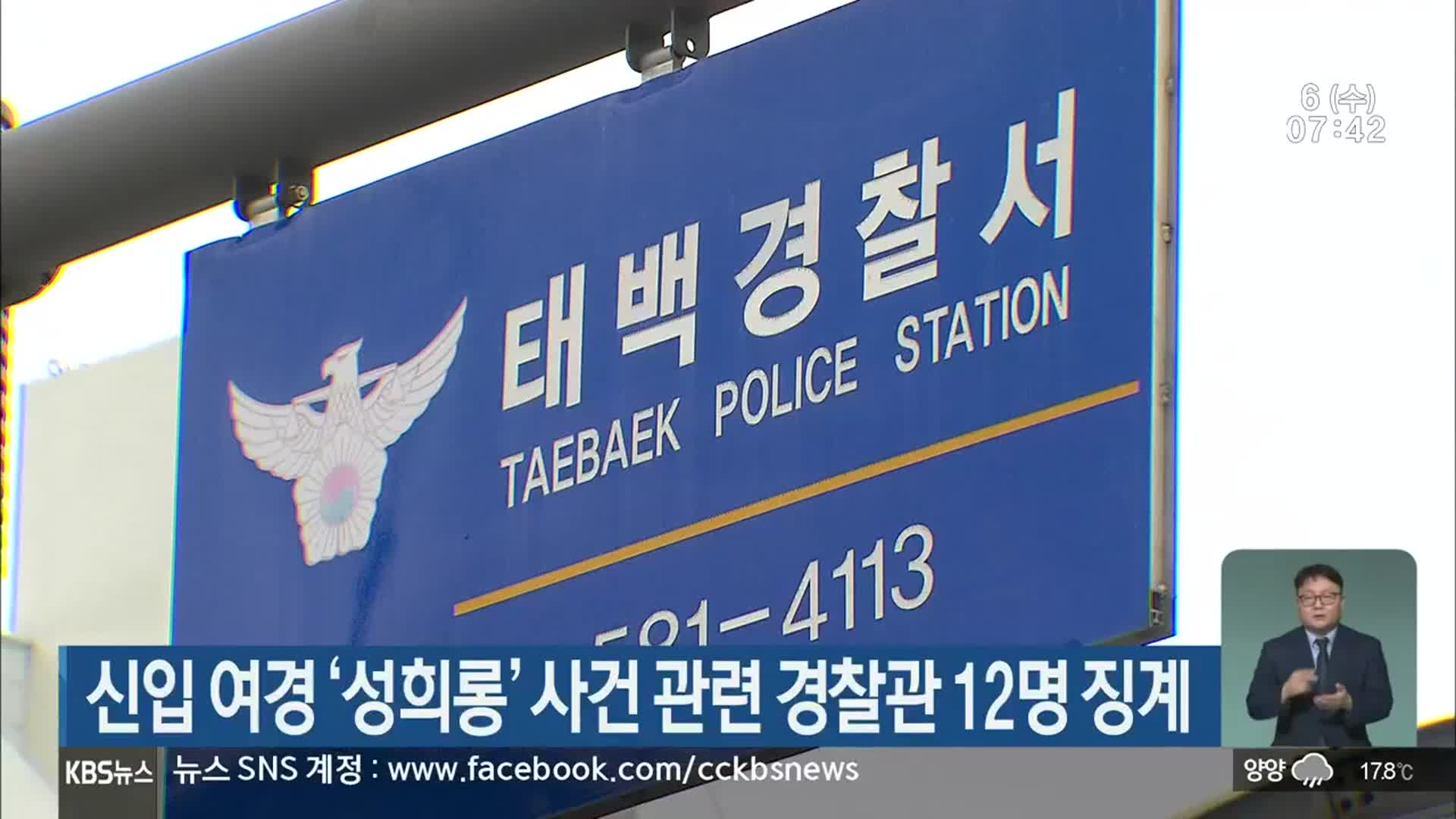 신입 여경 ‘성희롱’ 사건 관련 경찰관 12명 징계
