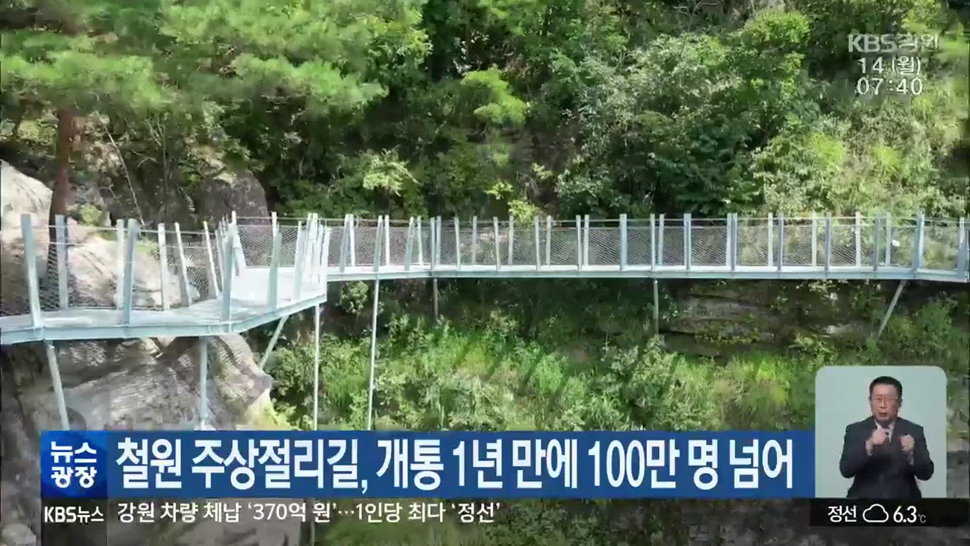 철원 주상절리길, 개통 1년 만에 100만 명 넘어