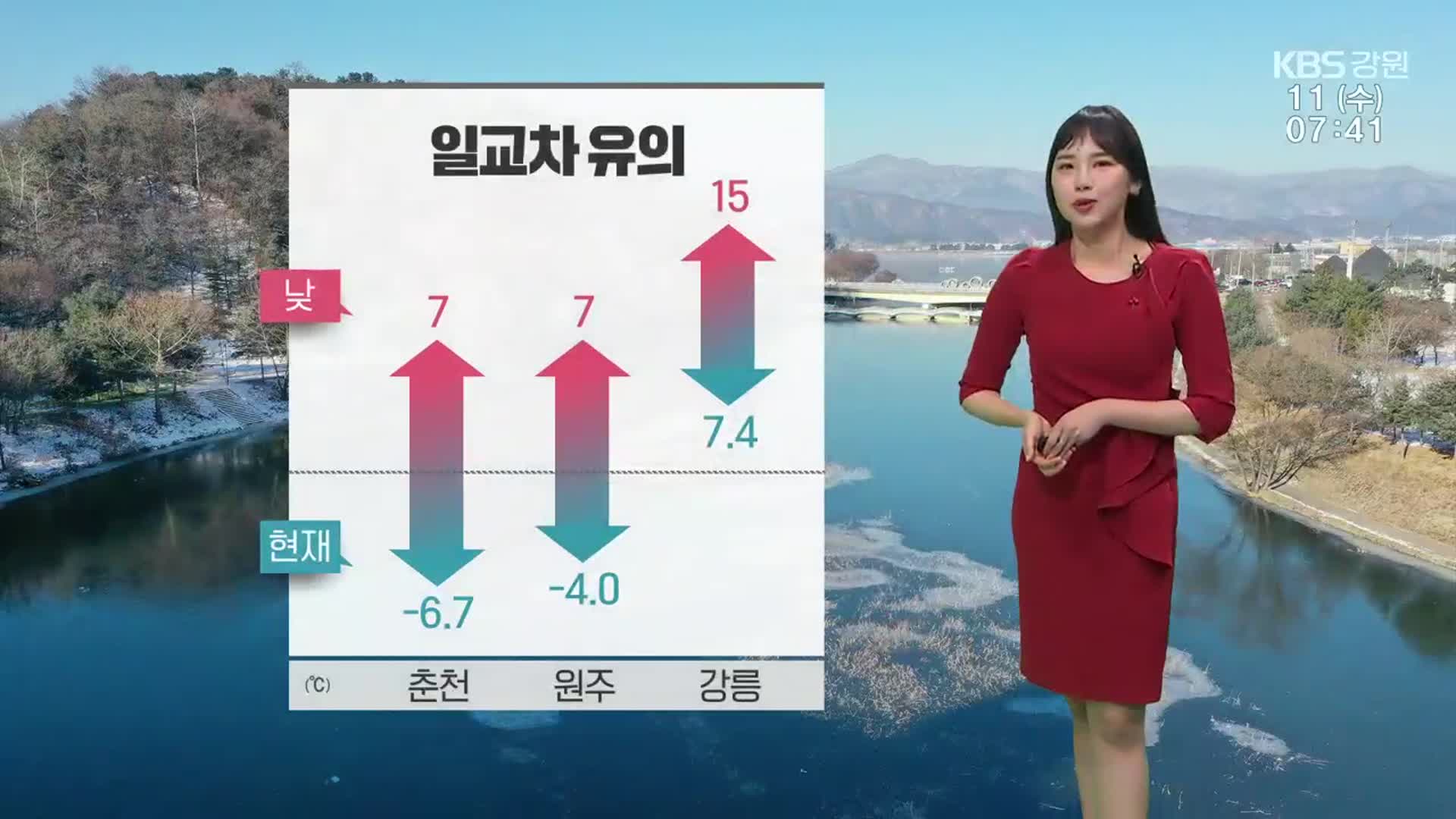 [날씨] 강원 일교차 유의…곳곳 초미세먼지 ‘나쁨’