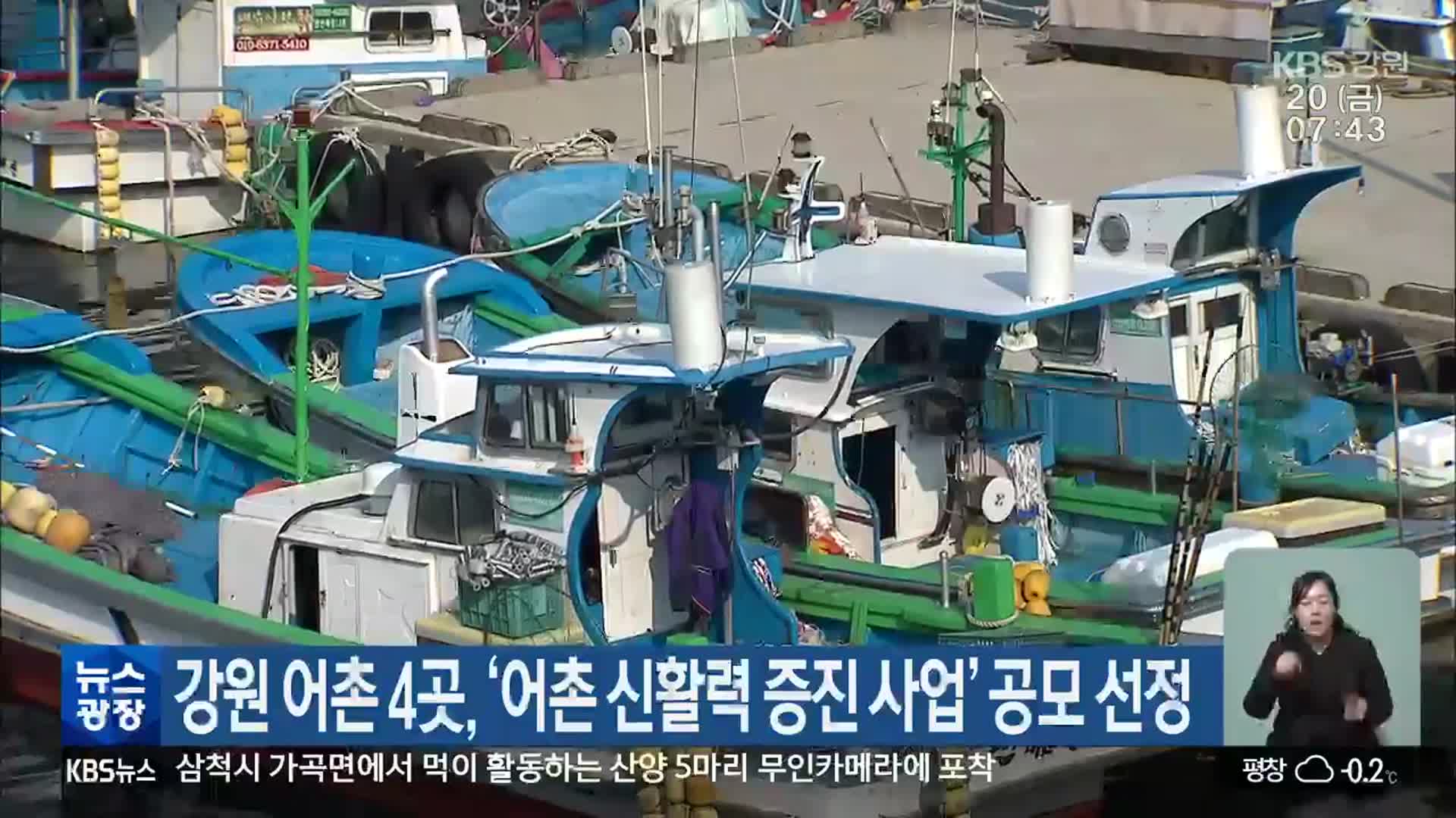 강원 어촌 4곳, ‘어촌 신활력 증진 사업’ 공모 선정