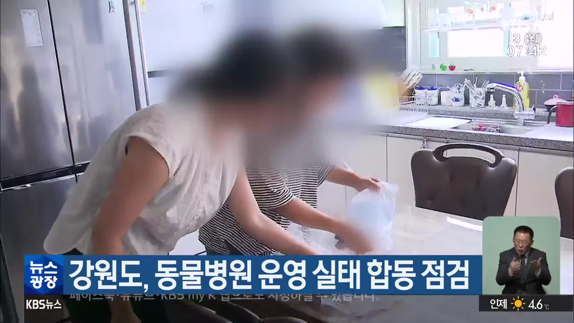 강원도, 동물병원 운영 실태 합동 점검