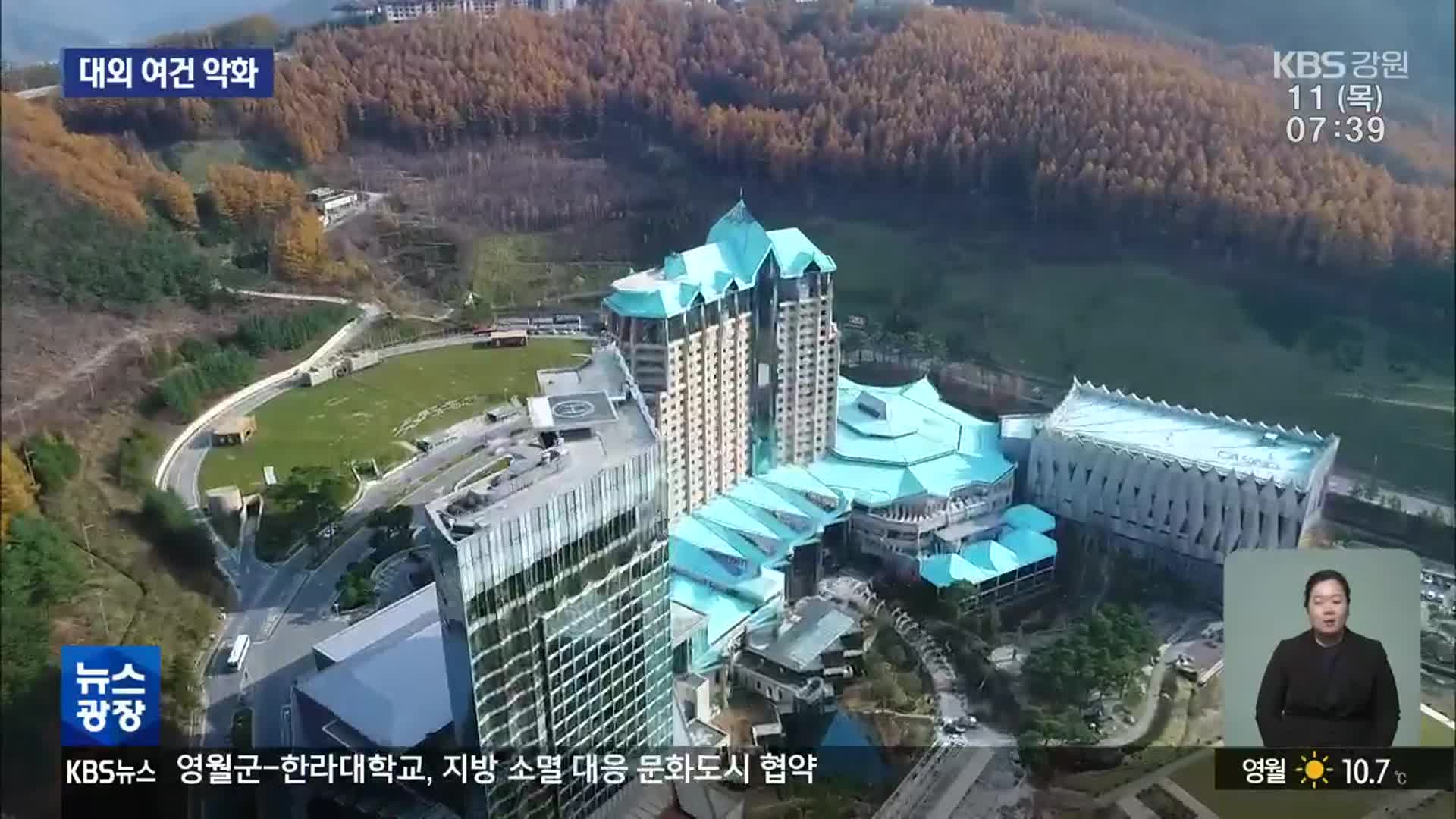외면 받는 내국인 카지노…대외 여건 악화