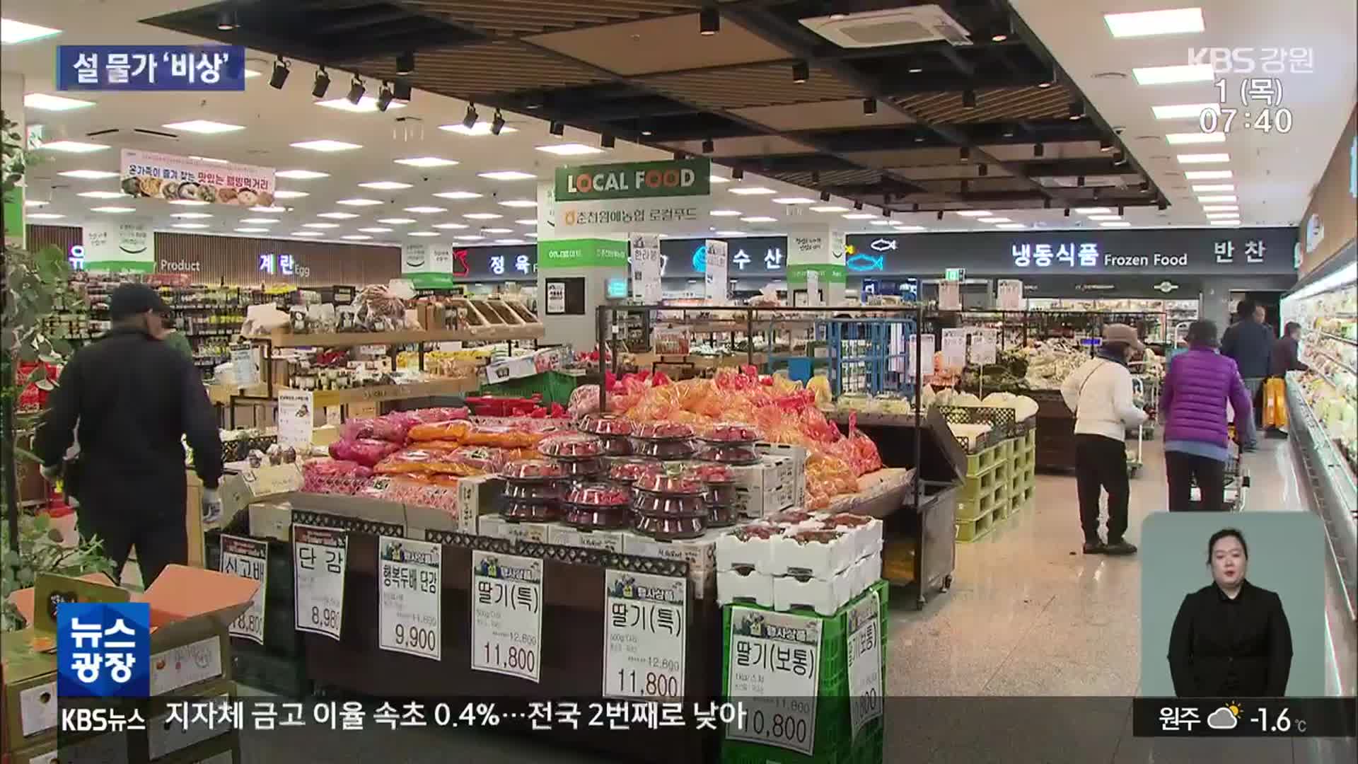 저렴해도 배 한 개에 5,200원…설 물가 ‘비상’