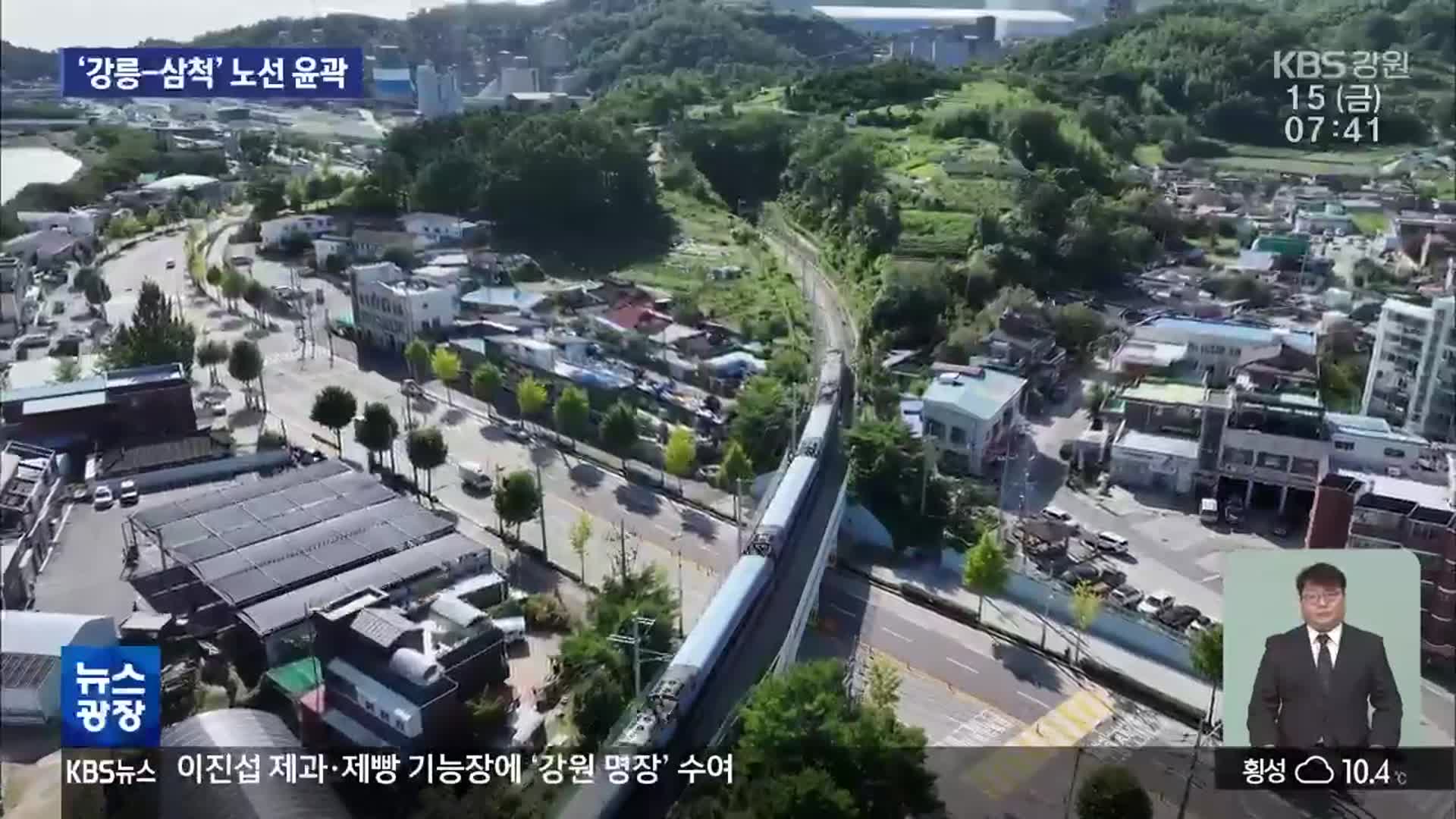 동해선 ‘강릉-삼척’ 노선 고속화 윤곽…동해시 도심 지하화