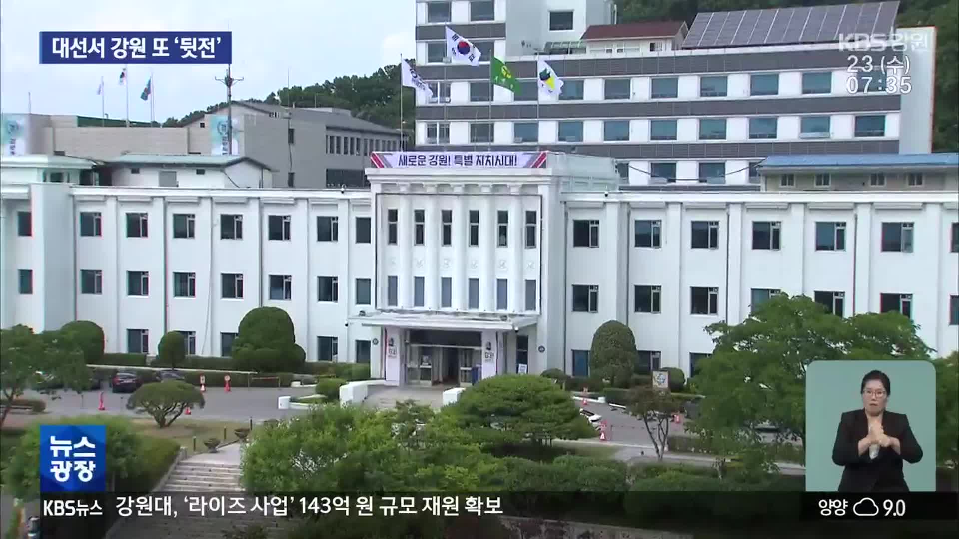 대선 40여 일 남았는데…강원도 또 ‘뒷방 신세’