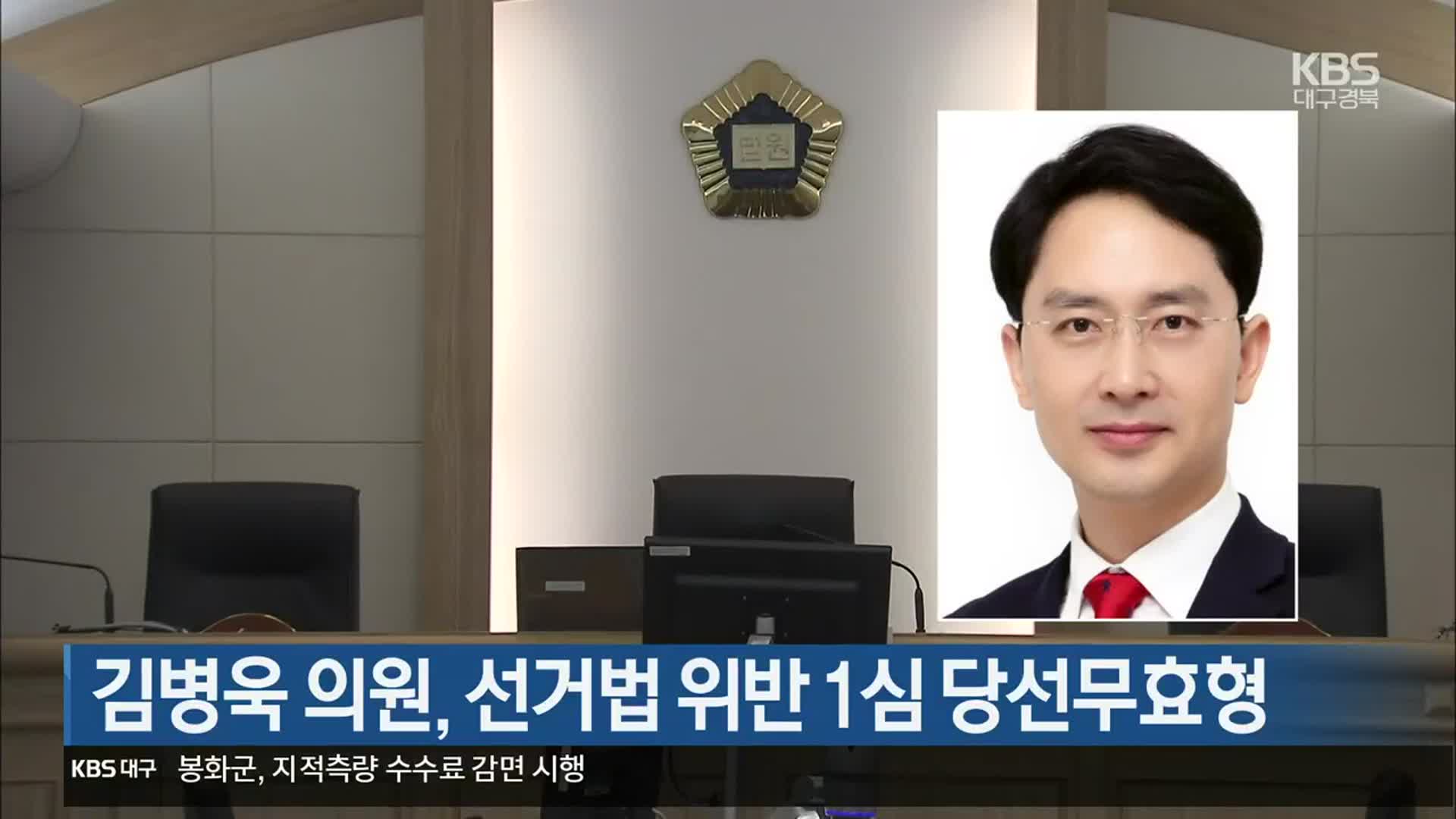 김병욱 의원, 선거법 위반 1심 당선무효형
