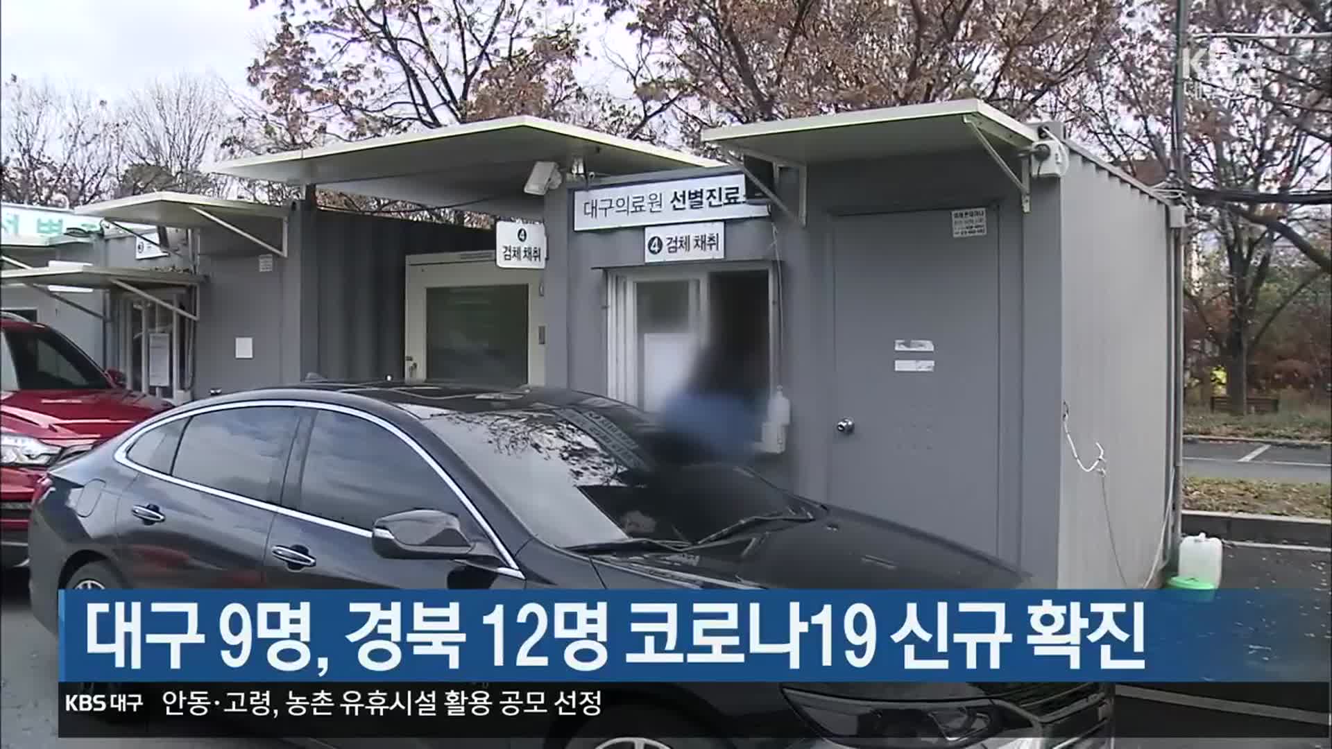 대구 9명, 경북 12명 코로나19 신규 확진