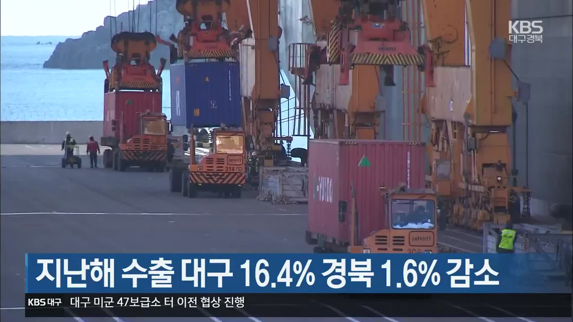 지난해 수출 대구 16.4% 경북 1.6% 감소