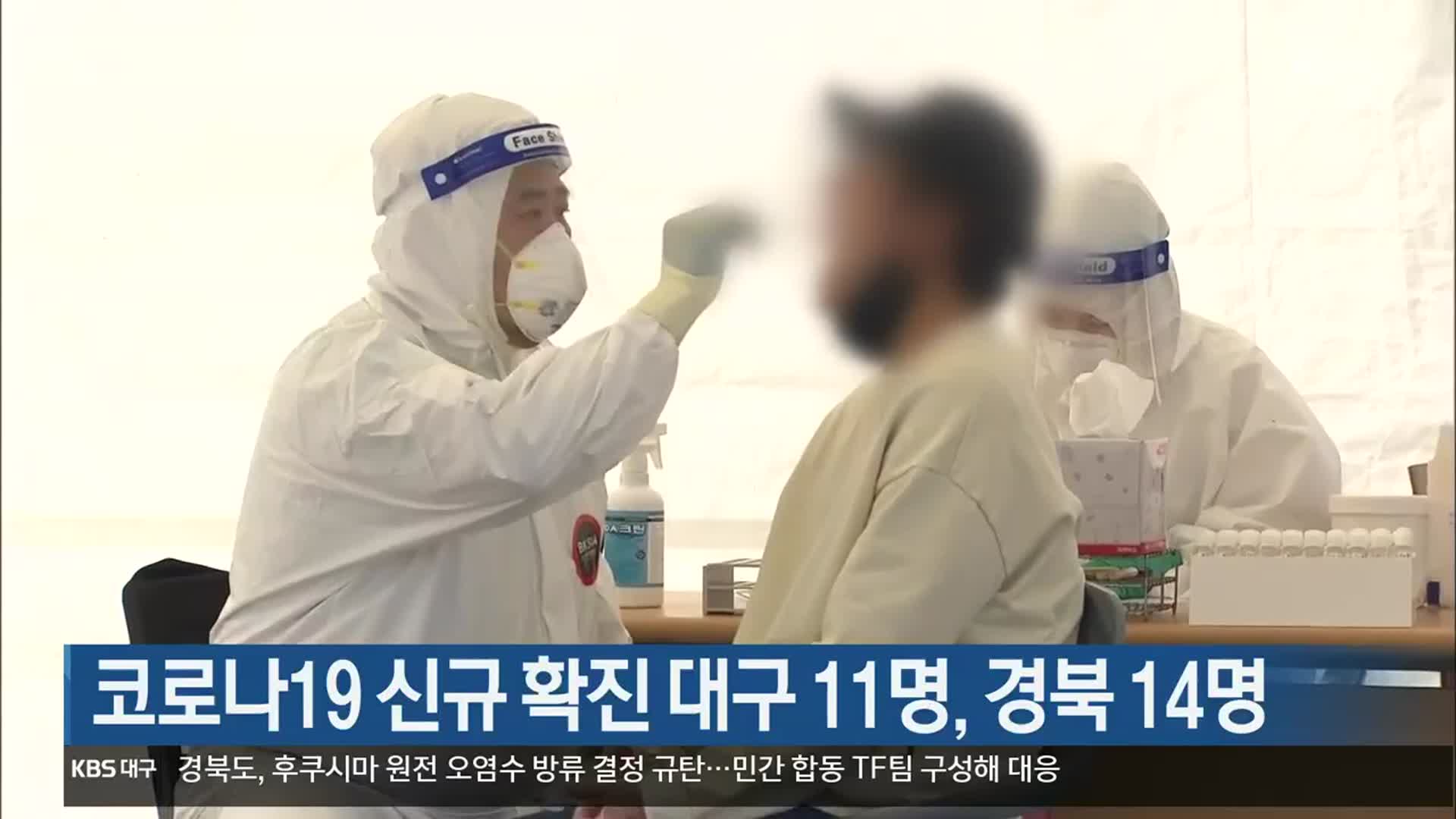 코로나19 신규 확진 대구 11명·경북 14명