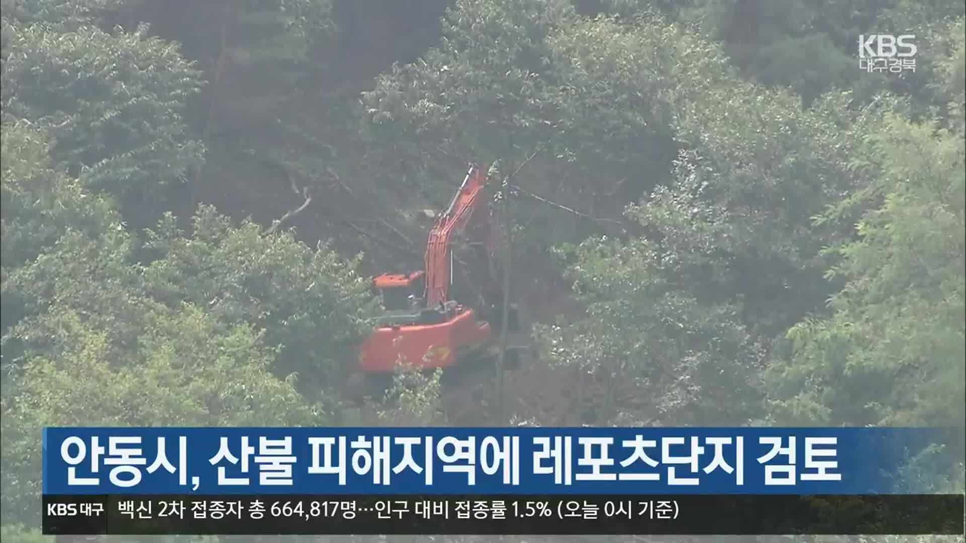 안동시, 산불 피해지역에 레포츠단지 검토