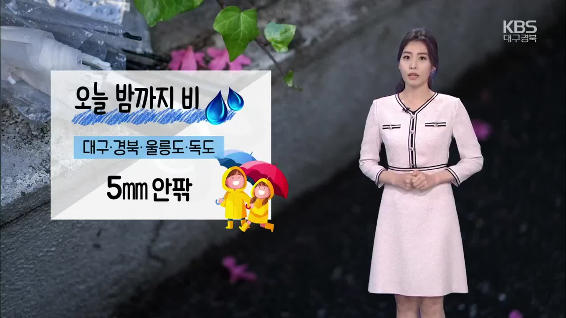 [날씨] 대구·경북 오늘 밤까지 ‘비’…안개 유의
