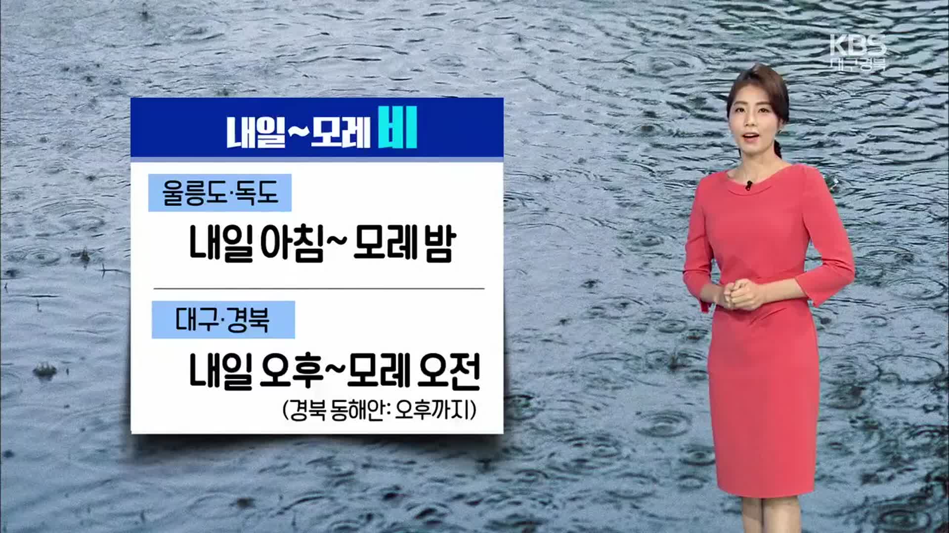 [날씨] 대구·경북, 내일 곳곳에 비…주말부터 급격한 추위