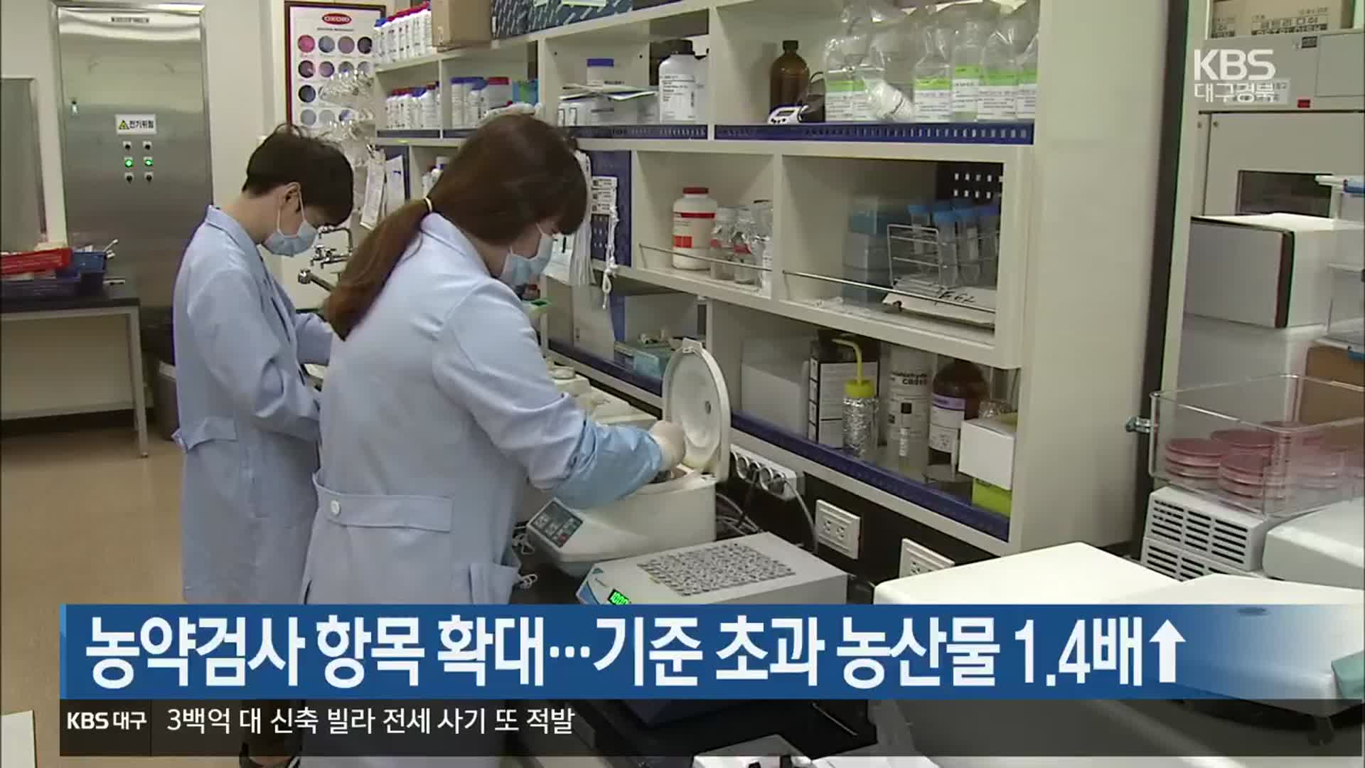 농약검사 항목 확대…기준 초과 농산물 1.4배↑