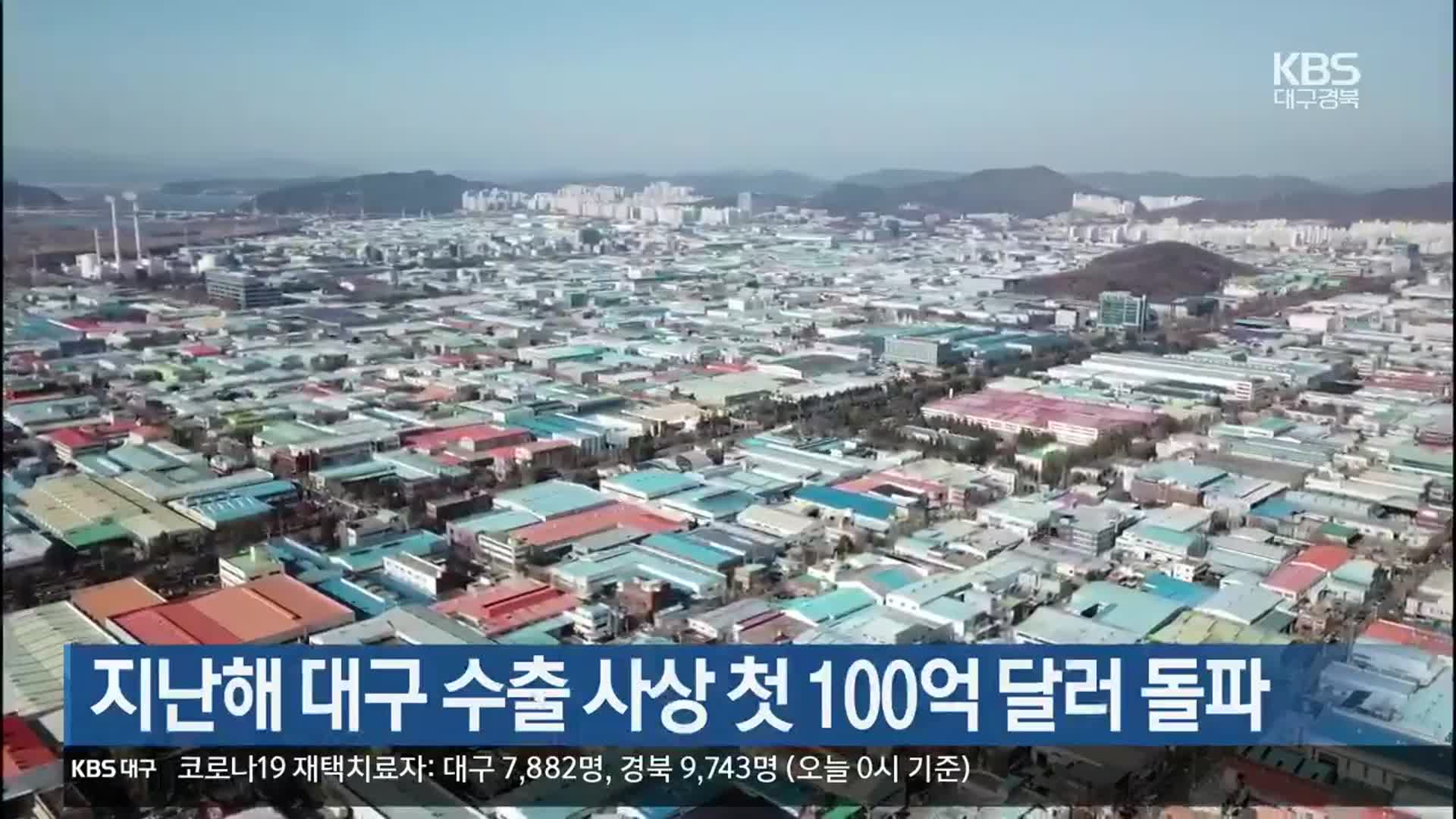 지난해 대구 수출 사상 첫 100억 달러 돌파