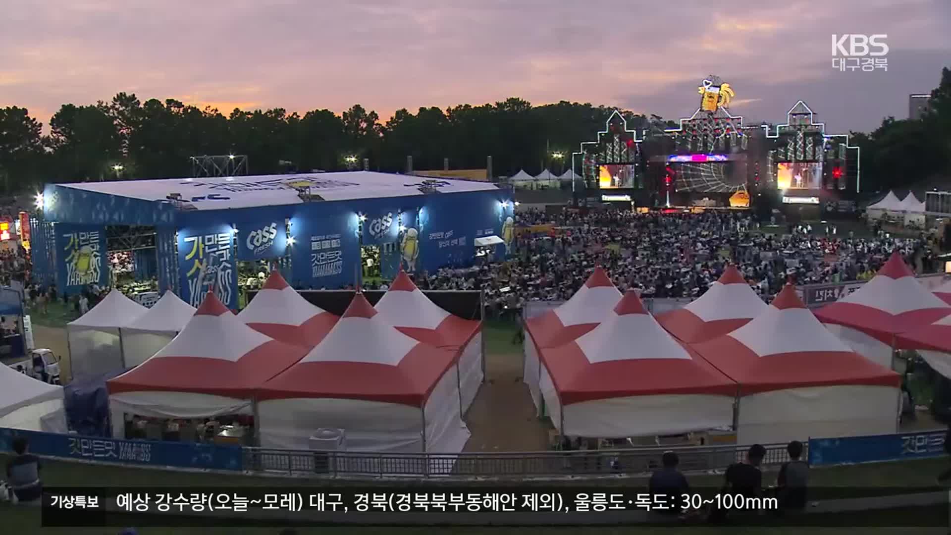 4년 만의 ‘노 마스크’ 치맥축제…“차별화가 과제”