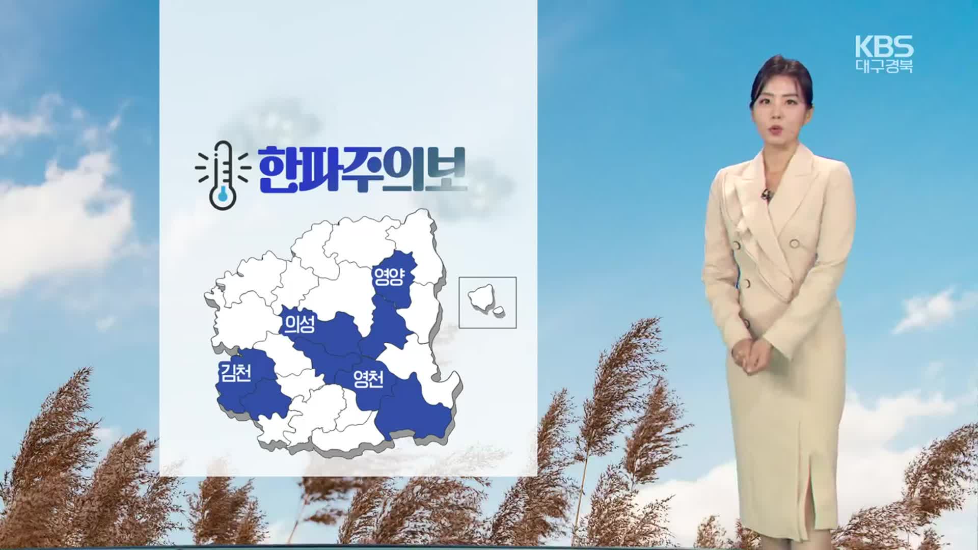 [날씨] 대구·경북 곳곳 한파주의보…내일 ‘입동’ 아침 기온 뚝↓