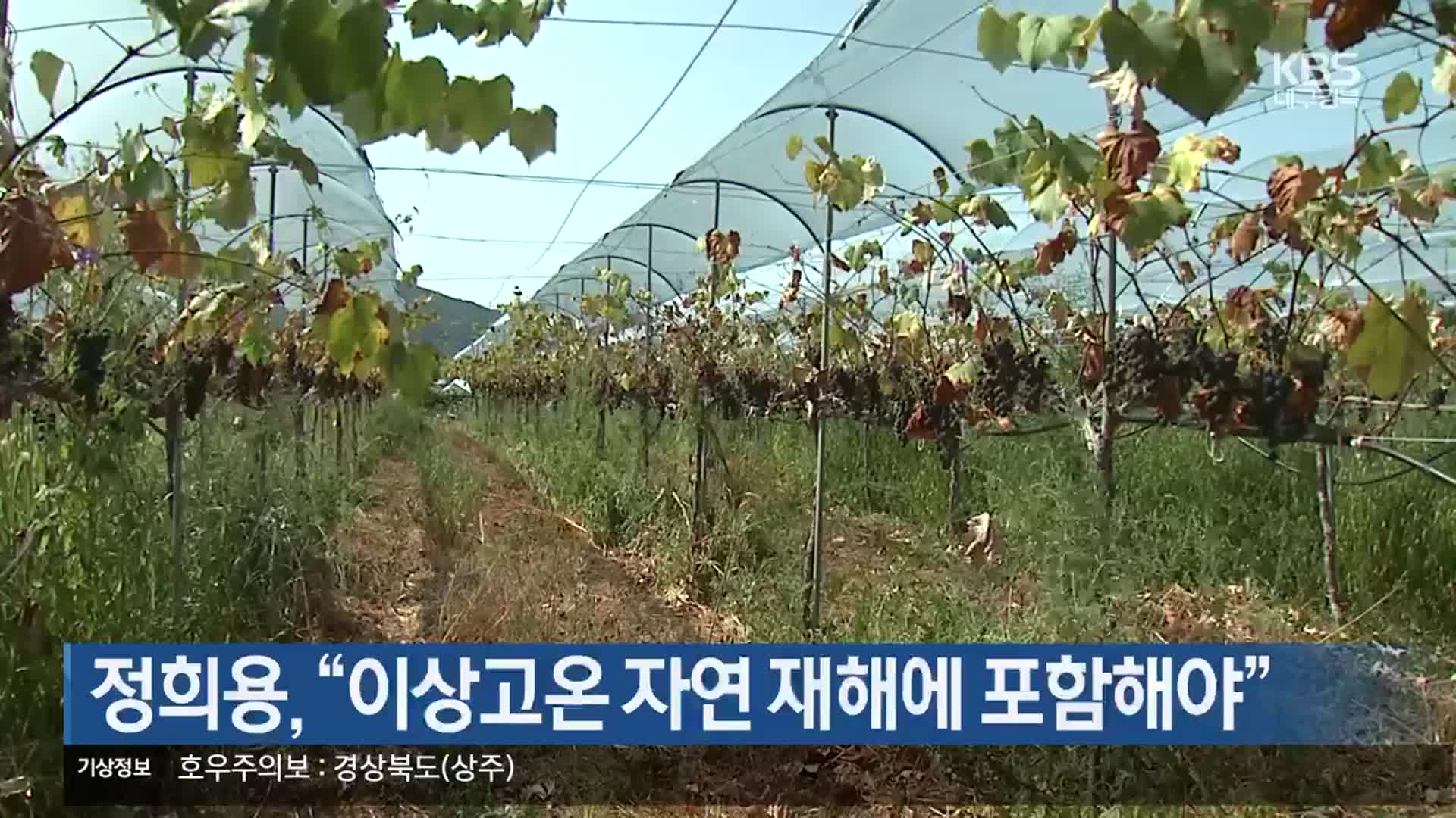 정희용 “이상고온 자연 재해에 포함해야”