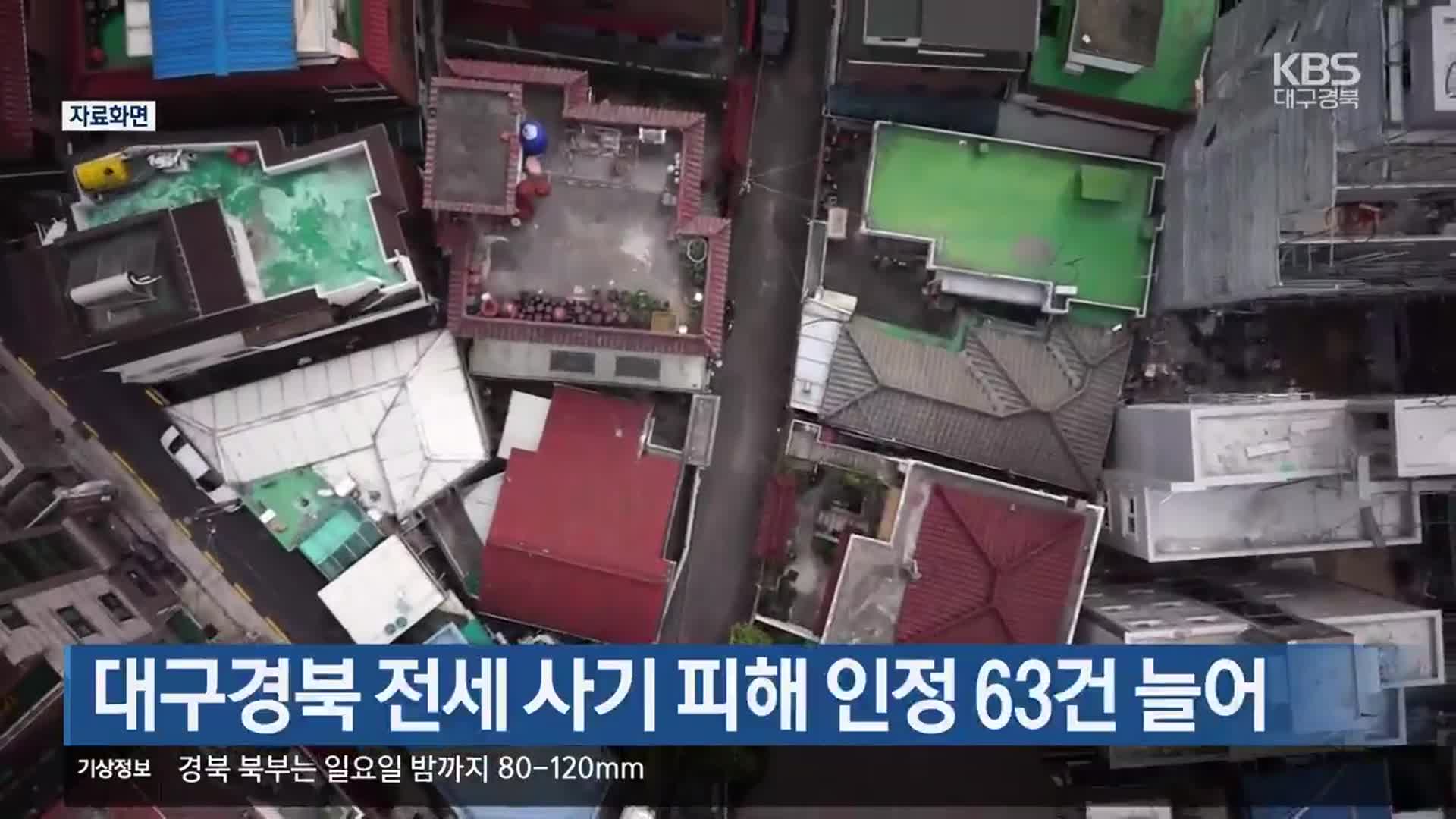 대구·경북 전세 사기 피해 인정 63건 늘어