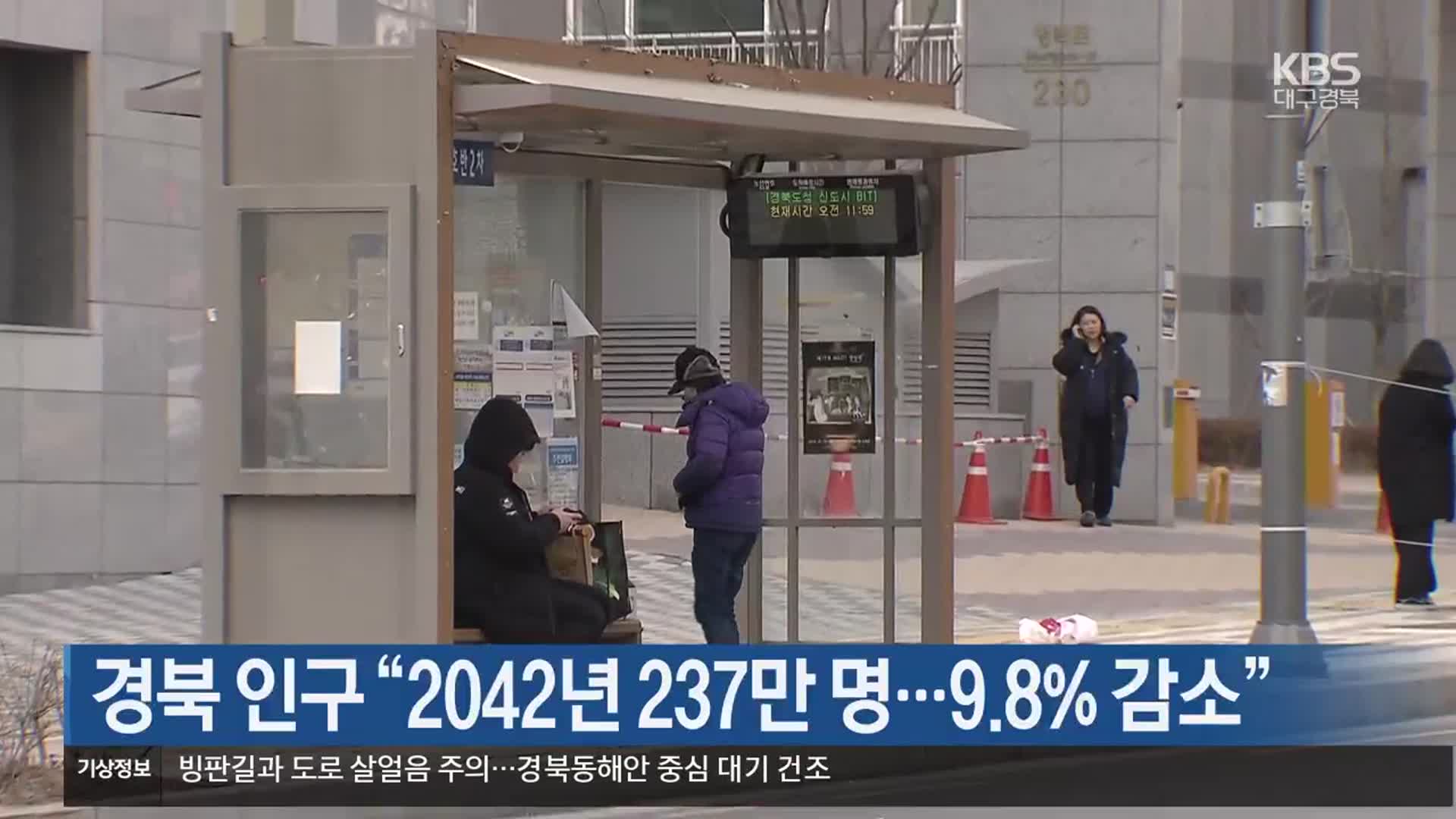 경북 인구 “2042년 237만 명…9.8% 감소”