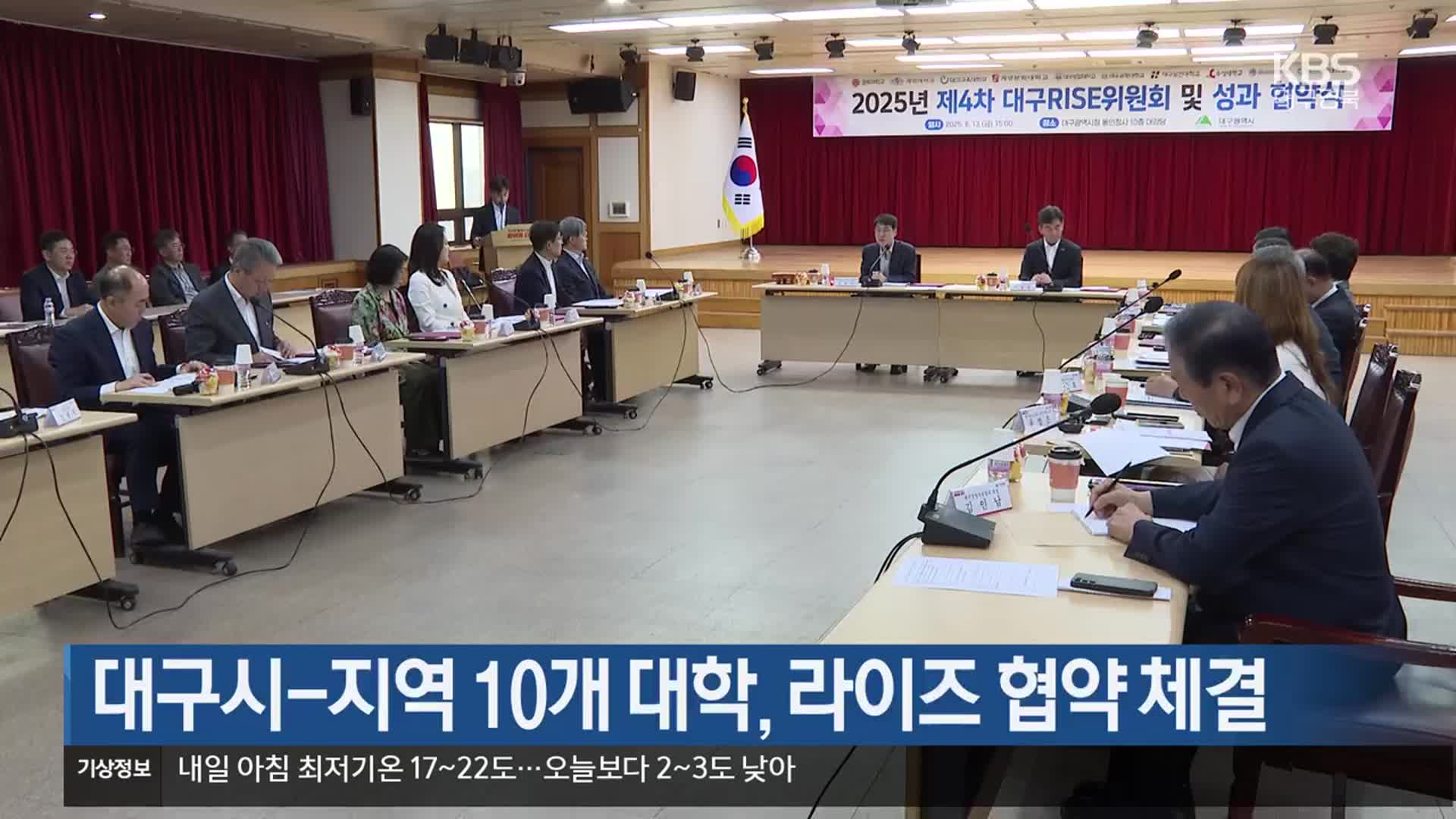 대구시-지역 10개 대학, 라이즈 협약 체결