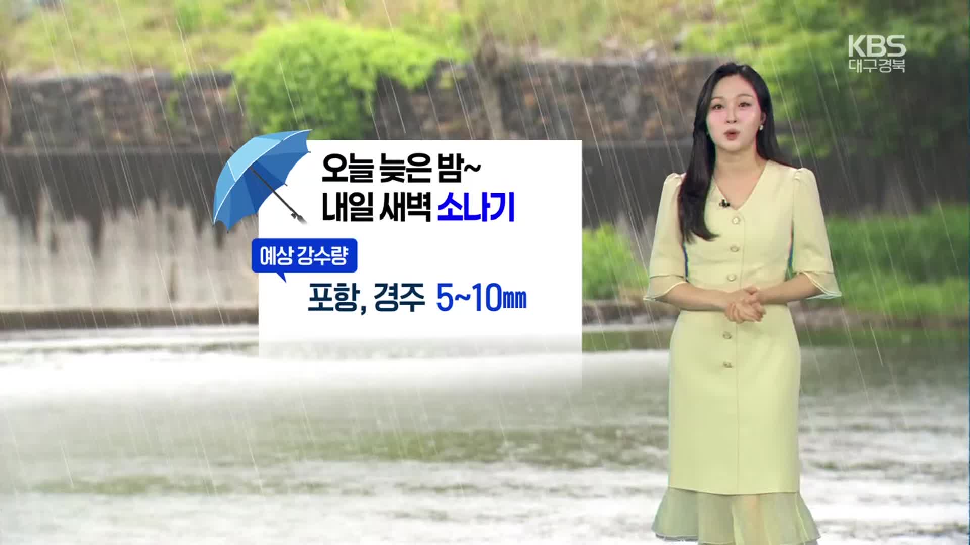 [날씨] 대구·경북 무더위 계속…포항·경주 밤~내일 새벽 소나기