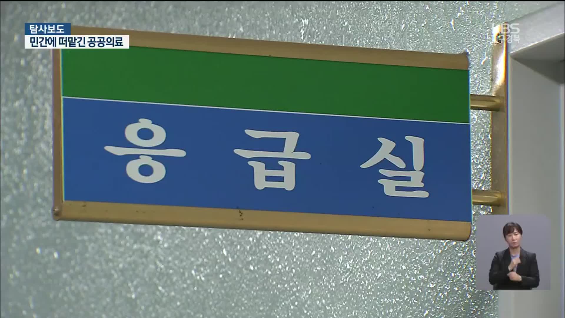 응급실·분만실까지…민간에 떠넘겨진 공공의료