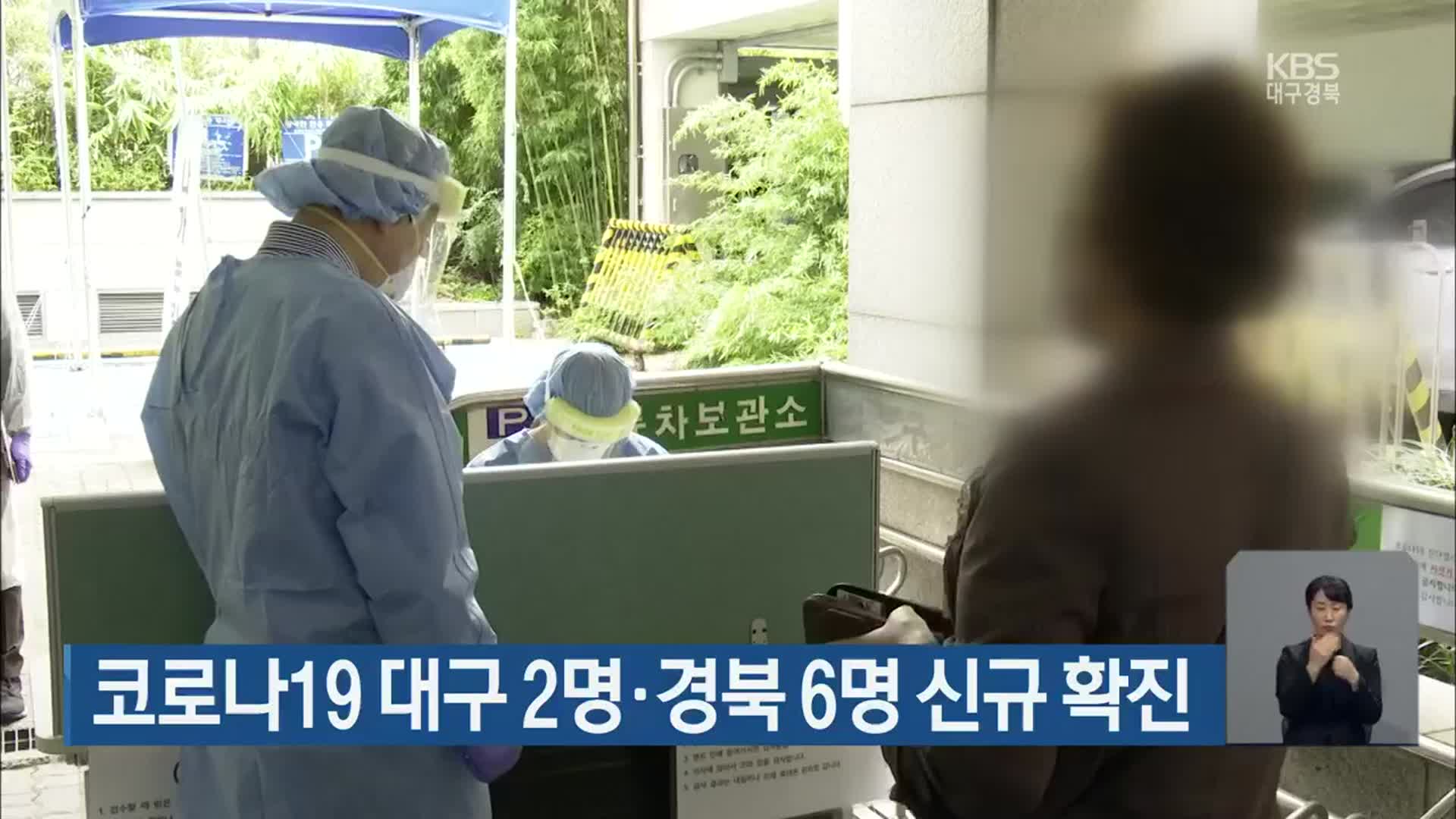 코로나19 대구 2명·경북 6명 신규 확진