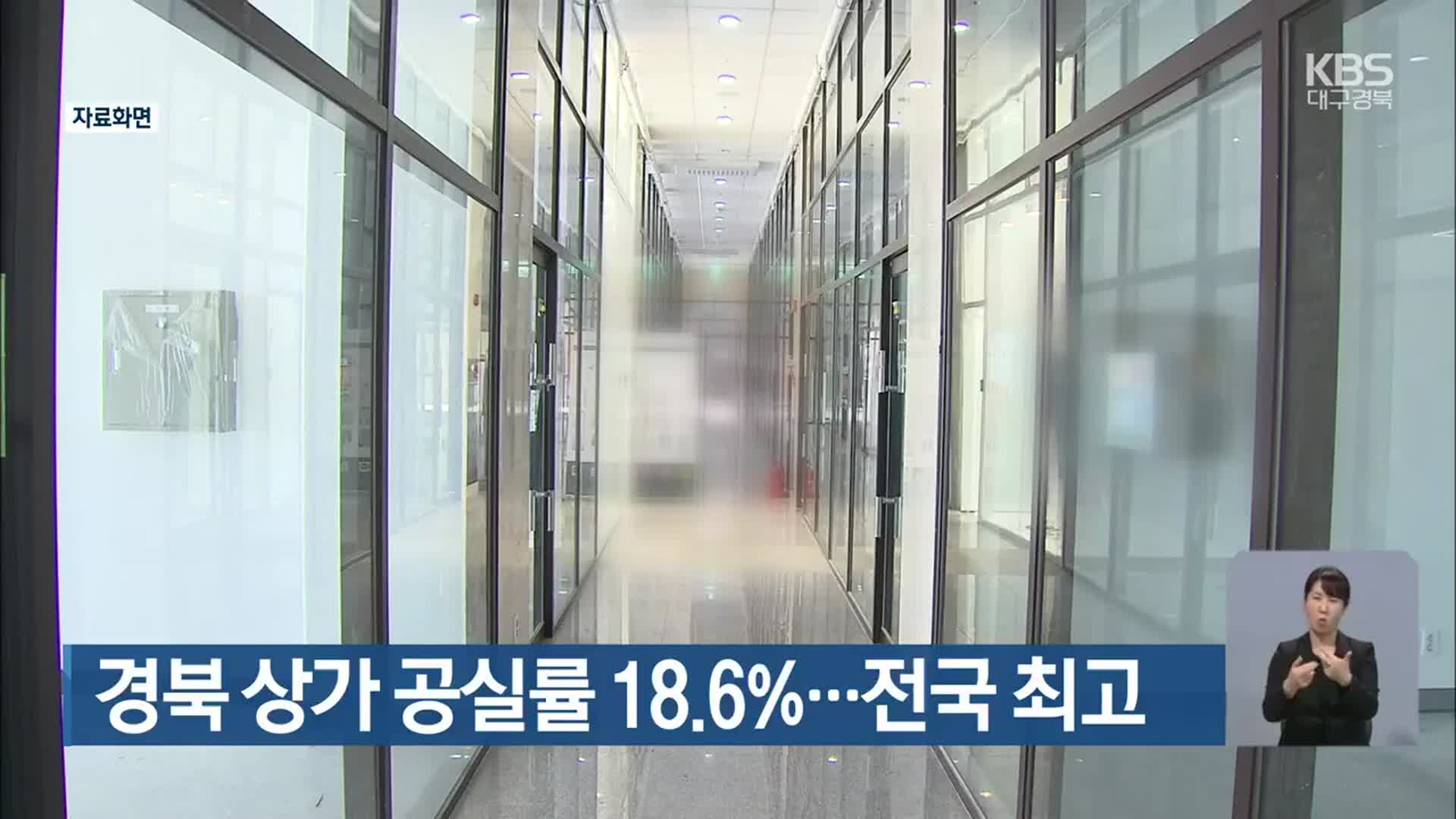 경북 상가 공실률 18.6%…전국 최고