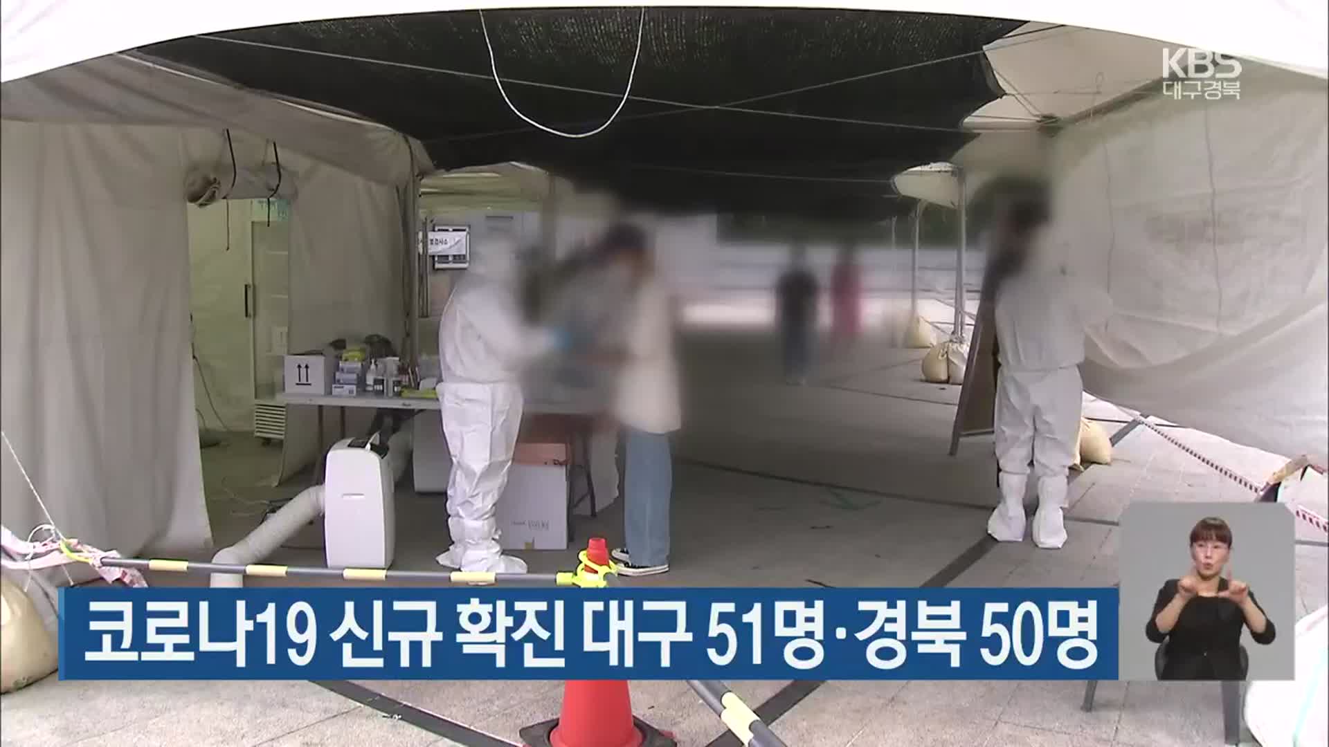 코로나19 신규 확진 대구 51명·경북 50명